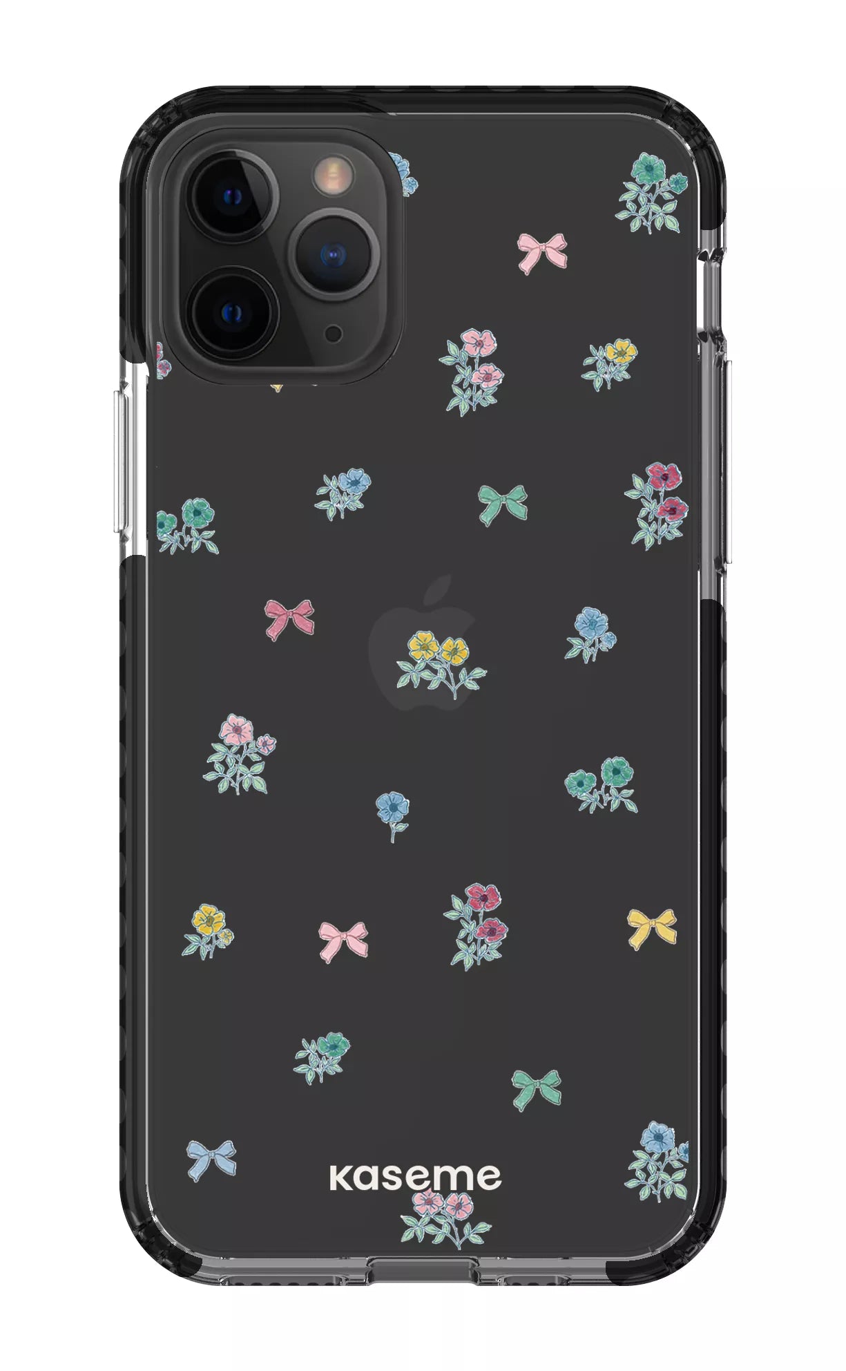 iPhone 11 Pro Clear Case - Black Graceful Clear Case -