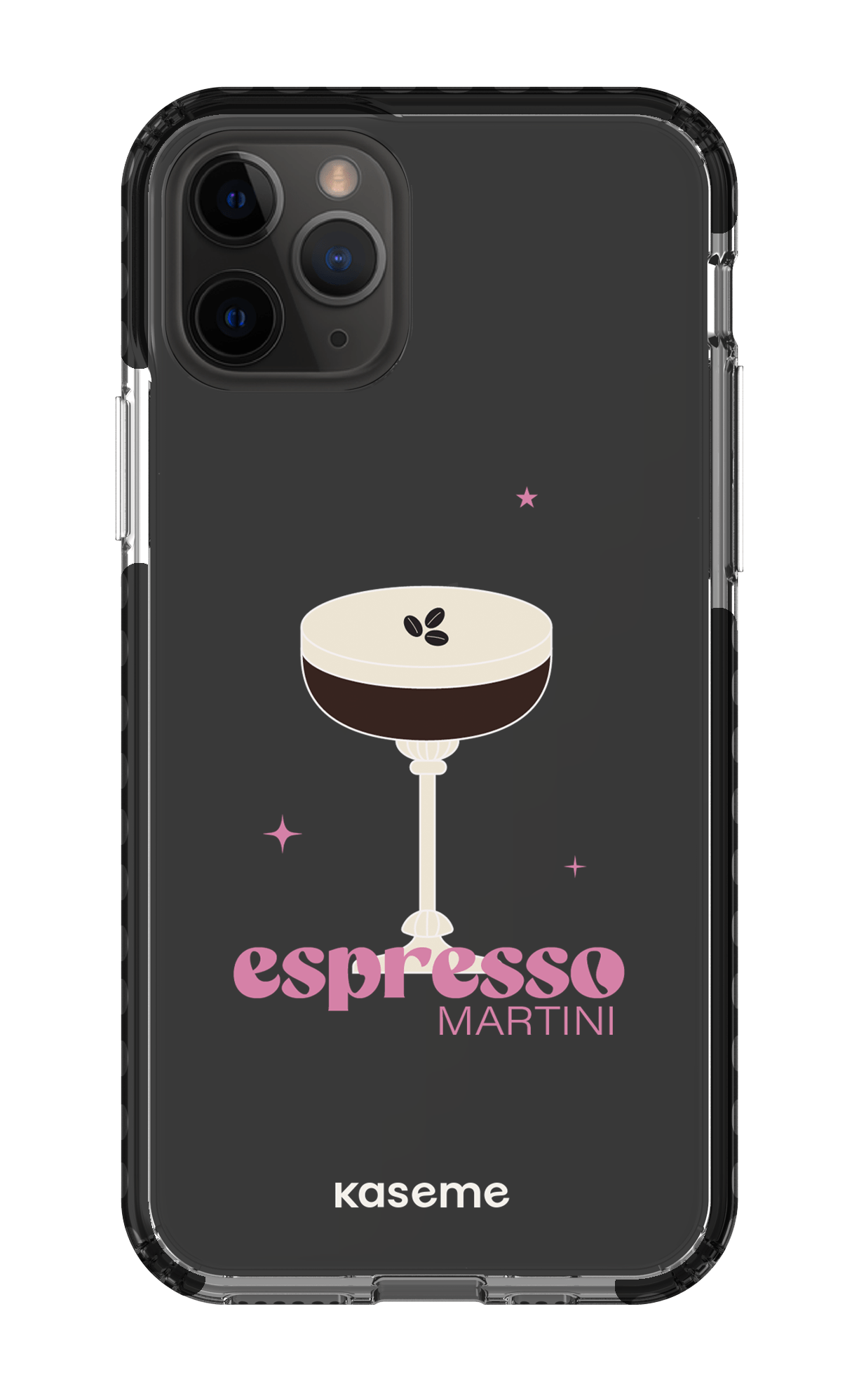 iPhone 11 Pro Clear Case - Black Hold My Tiny Clear Case -