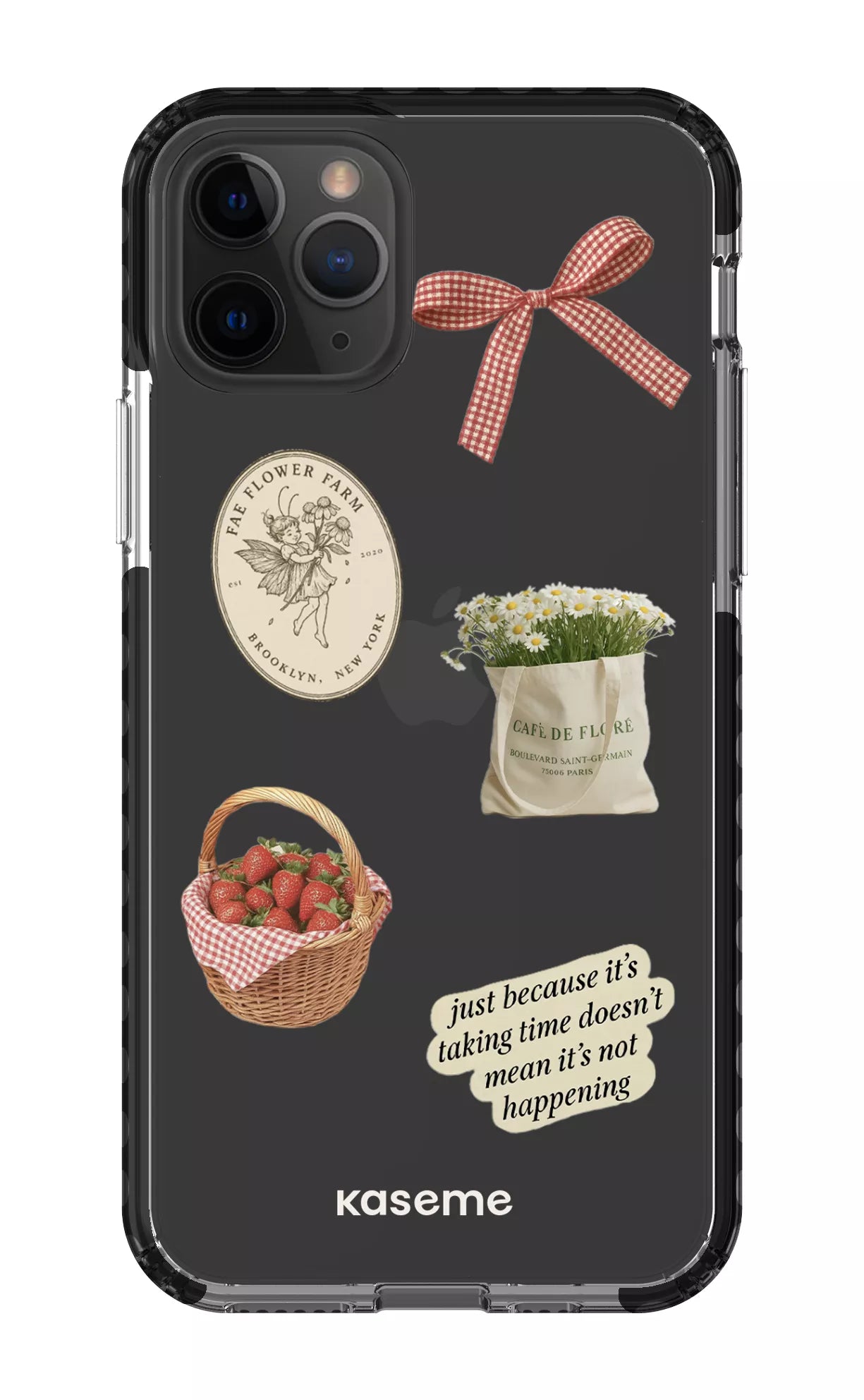 iPhone 11 Pro Clear Case - Black June Clear Case -