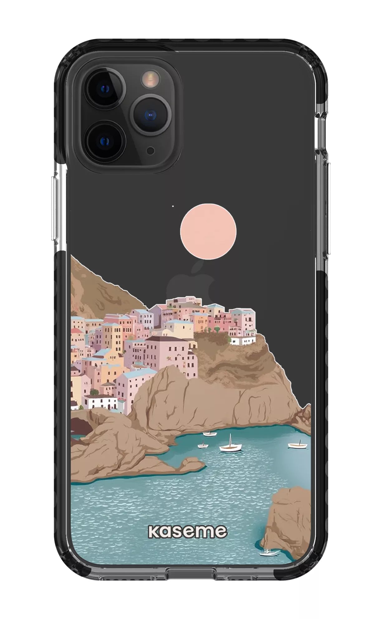 iPhone 11 Pro Clear Case - Black Mediterrana Clear Case -