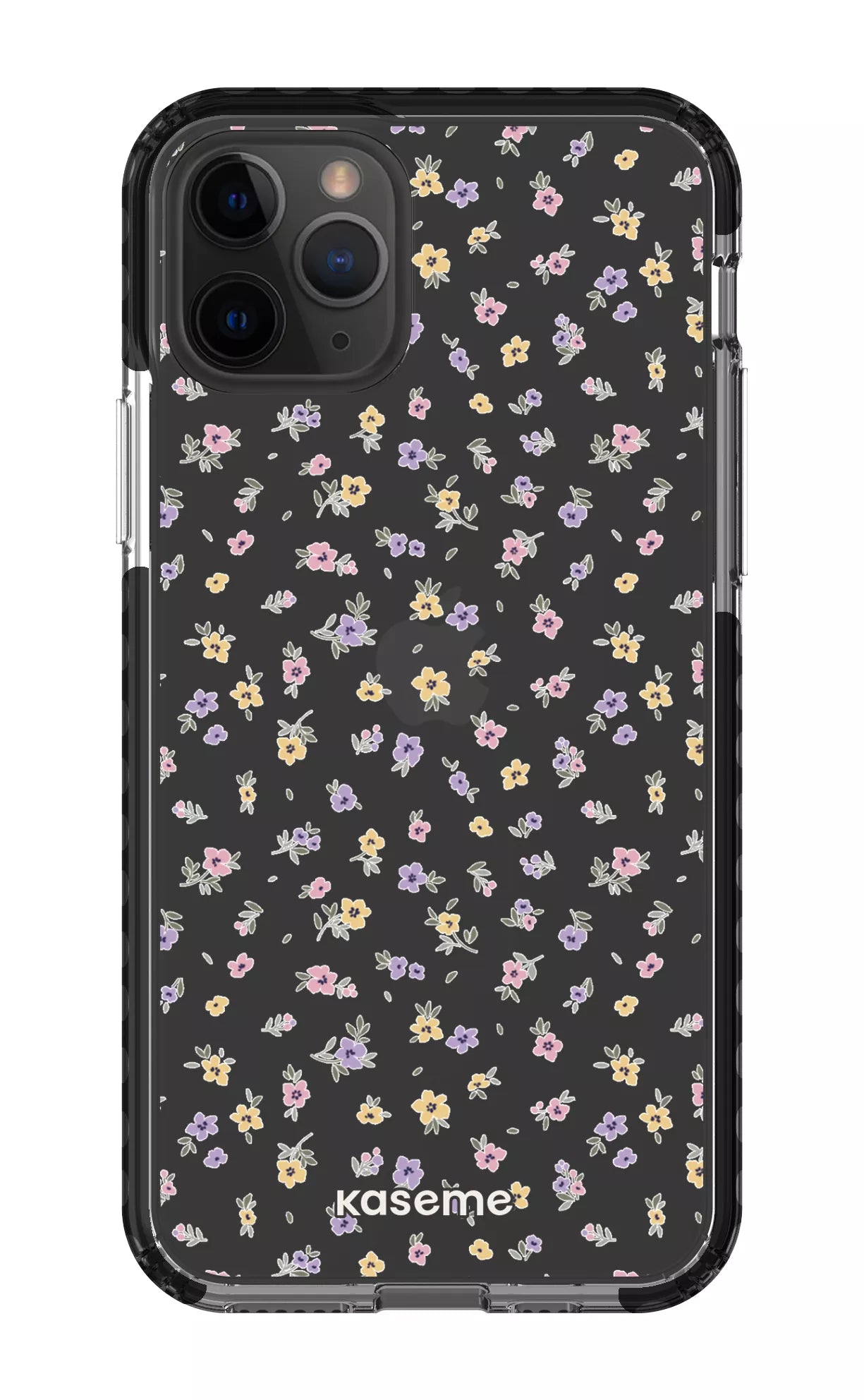 iPhone 11 Pro Clear Case - Black Porcelain Blossom Clear Case -