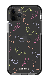 iPhone 11 Pro Clear Case - Black Pulse Clear Case -