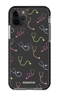 iPhone 11 Pro Clear Case - Black Pulse Clear Case -