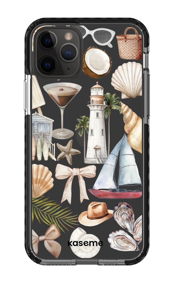 iPhone 11 Pro Clear Case - Black Riviera Clear Case -