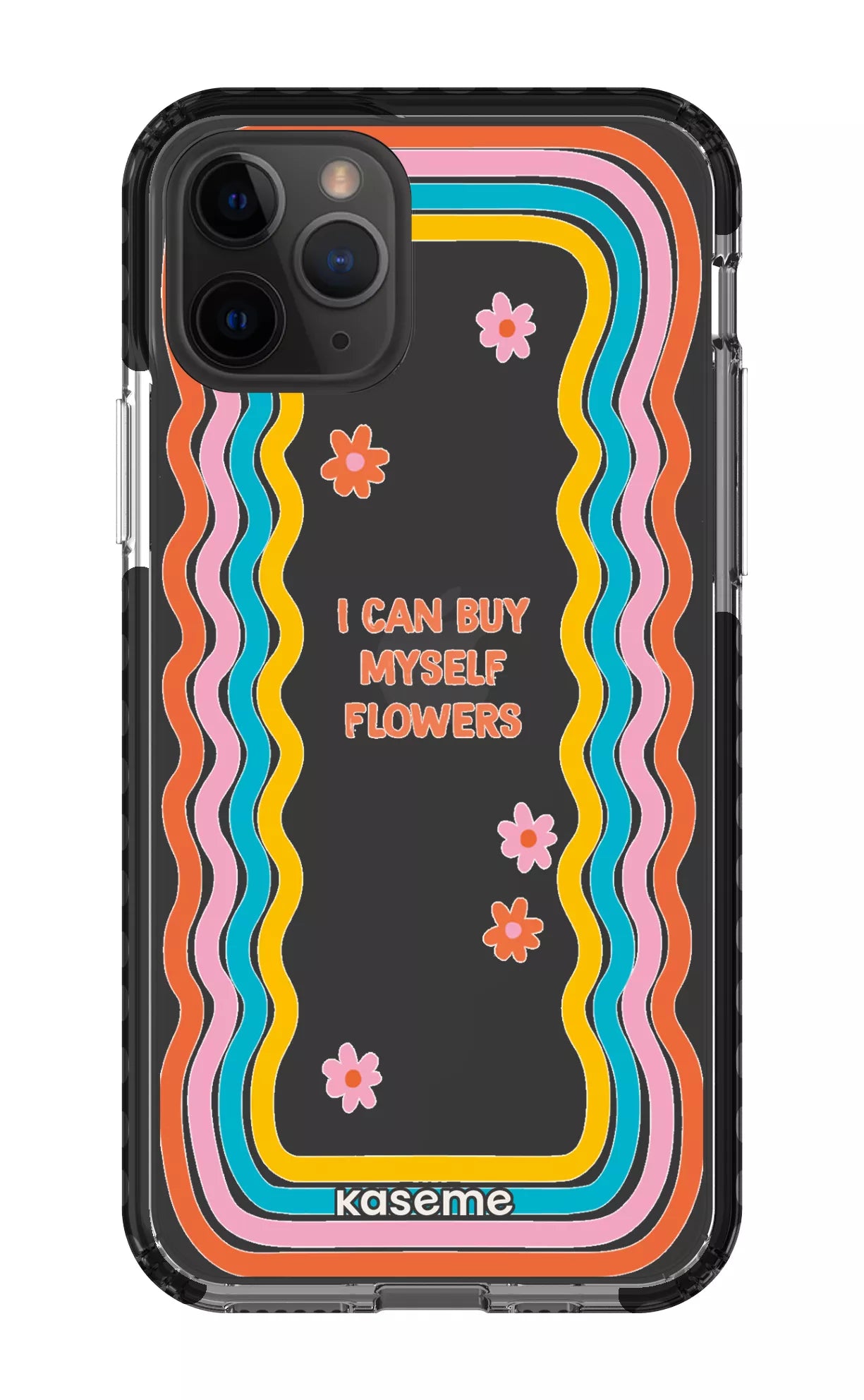 iPhone 11 Pro Clear Case - Black She Can Clear Case -
