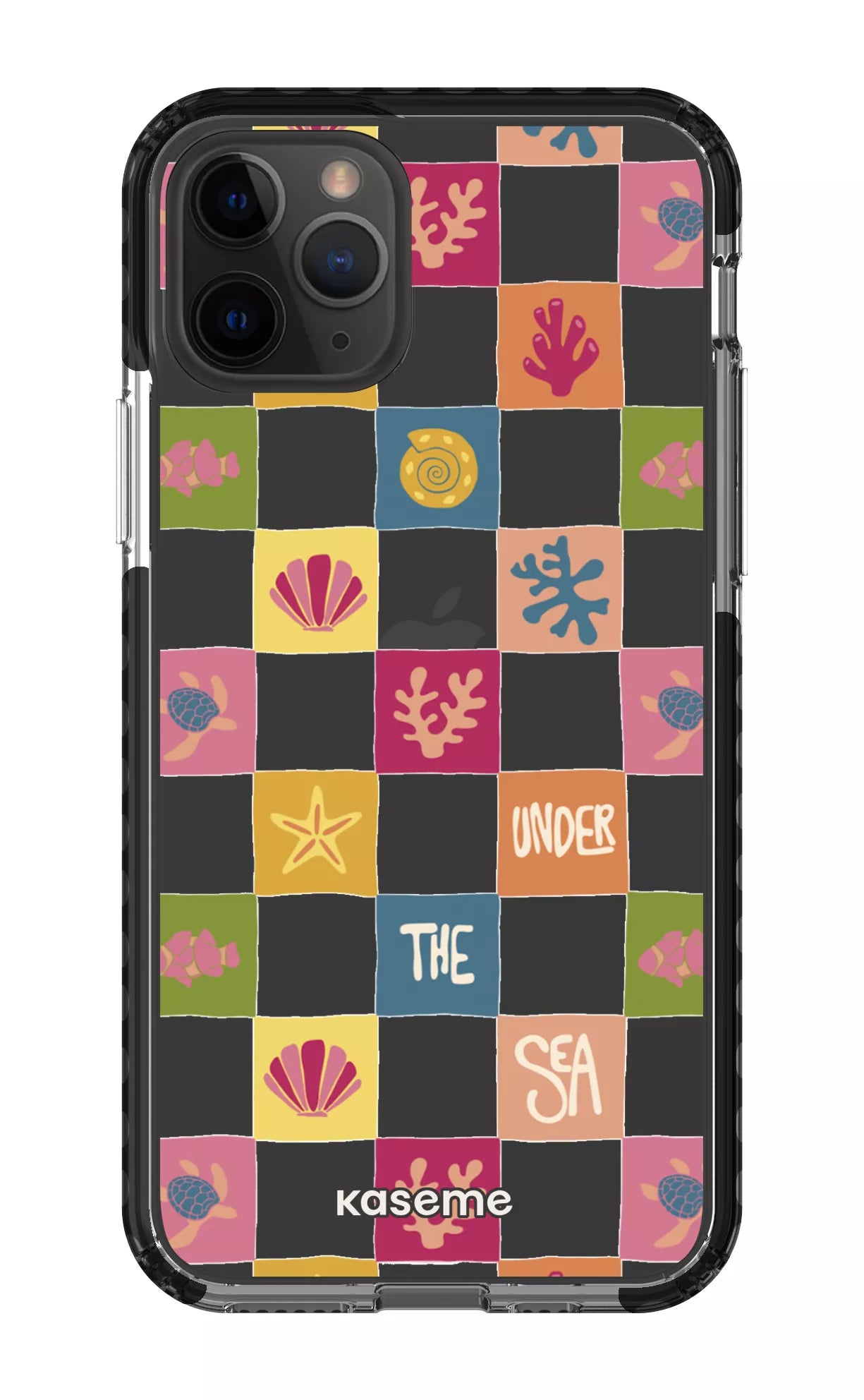 iPhone 11 Pro Clear Case - Black Under the sea Clear Case -