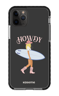 iPhone 11 Pro Clear Case - Black Westsea Pink Clear Case -