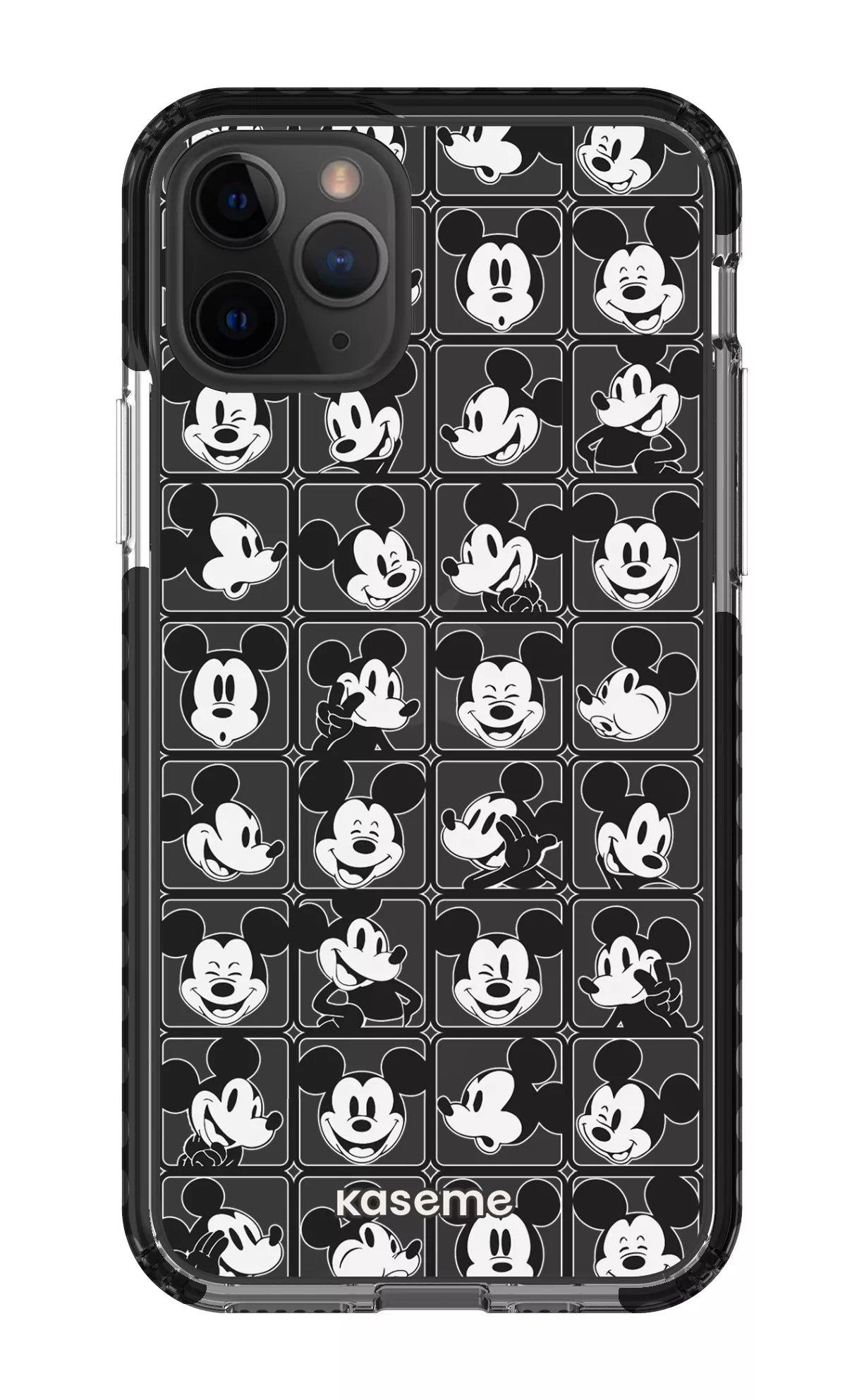 iPhone 11 Pro Clear Case - Black Whimsy Clear Case -
