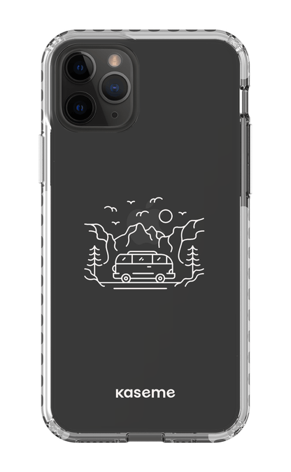 iPhone 11 Pro Clear Case - White Camp Life Clear Case -