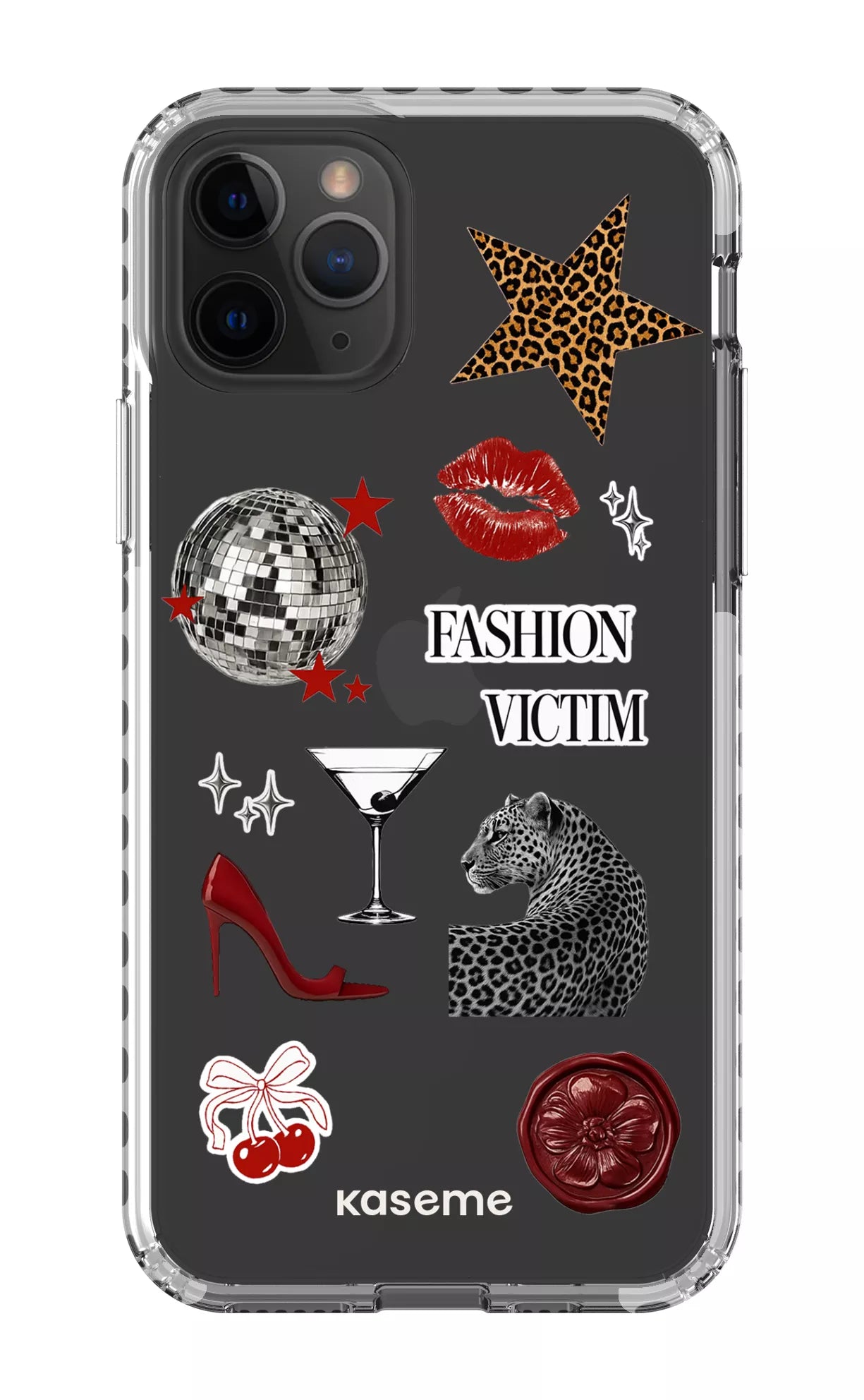 iPhone 11 Pro Clear Case - White Desire Clear Case -