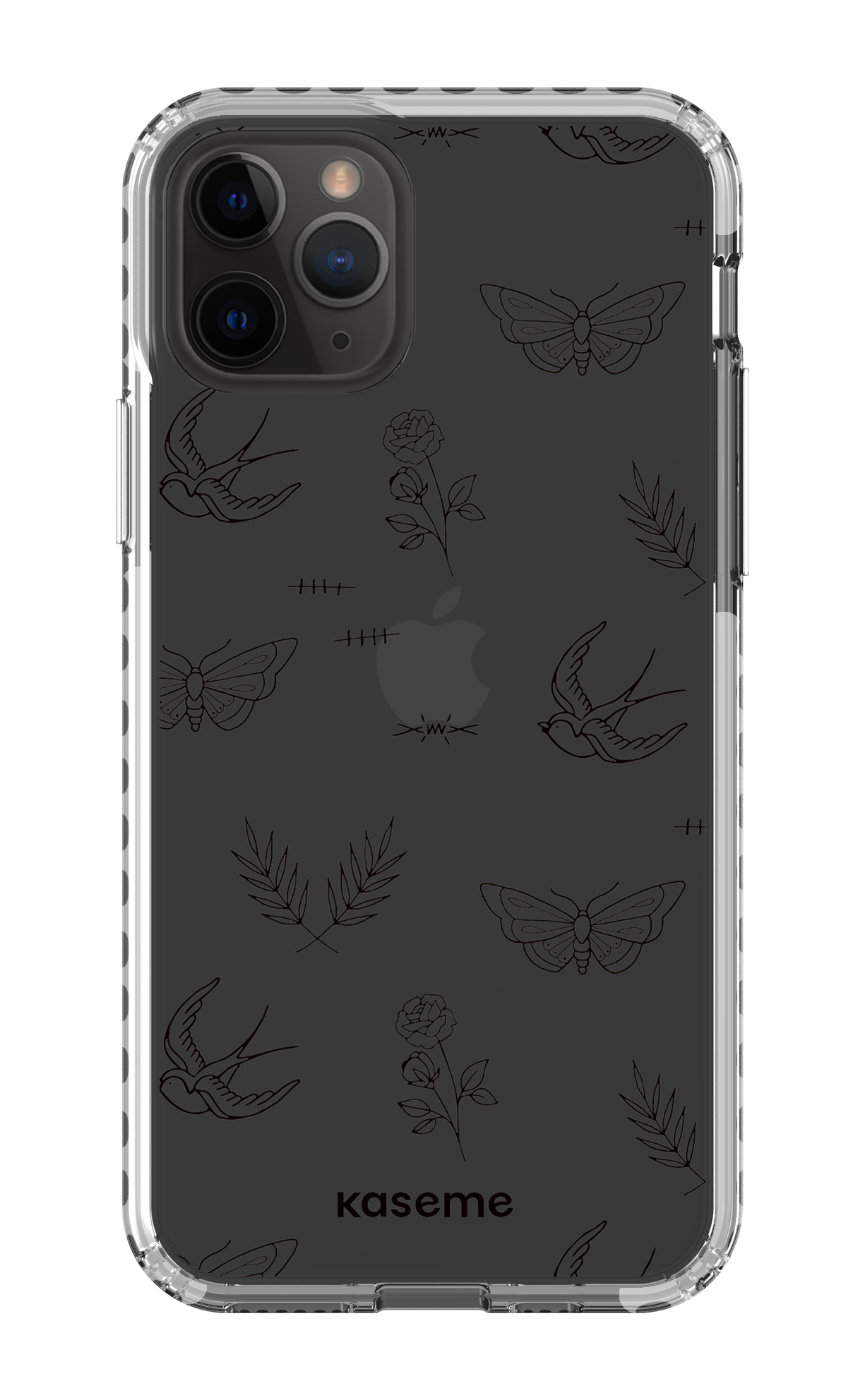 iPhone 11 Pro Clear Case - White Ink clear case -
