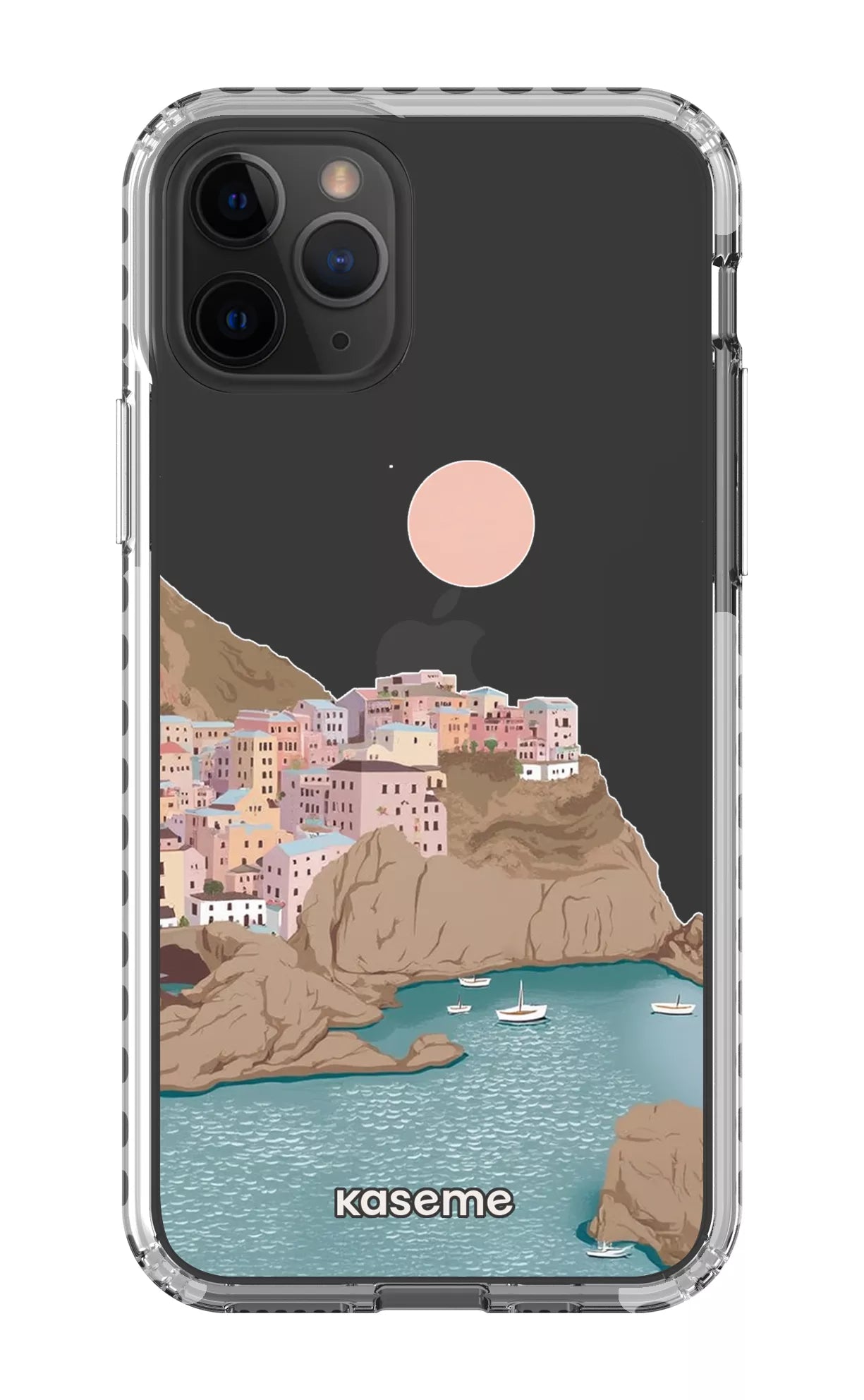 iPhone 11 Pro Clear Case - White Mediterrana Clear Case -