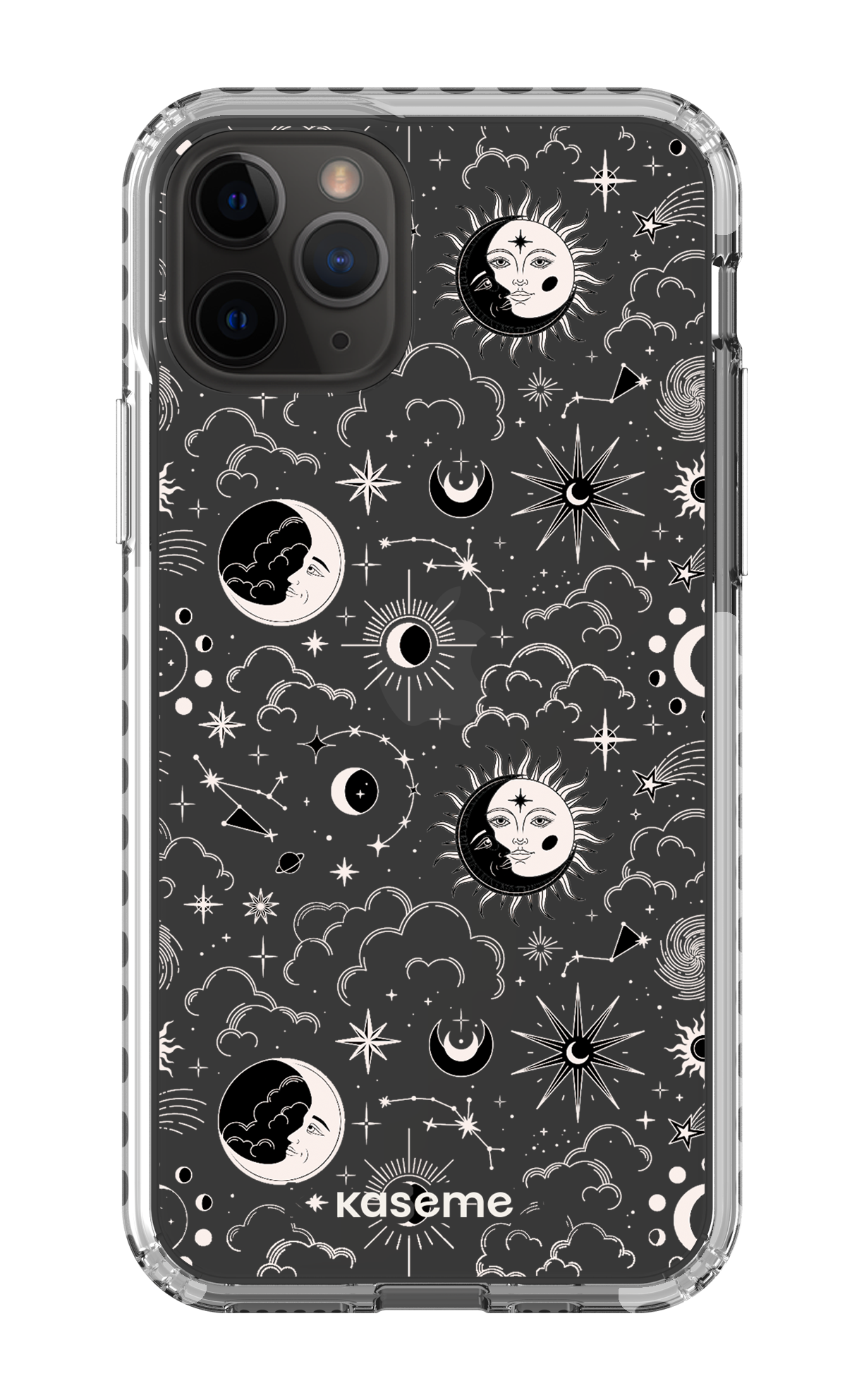 iPhone 11 Pro Clear Case - White Milky Way White Clear Case -