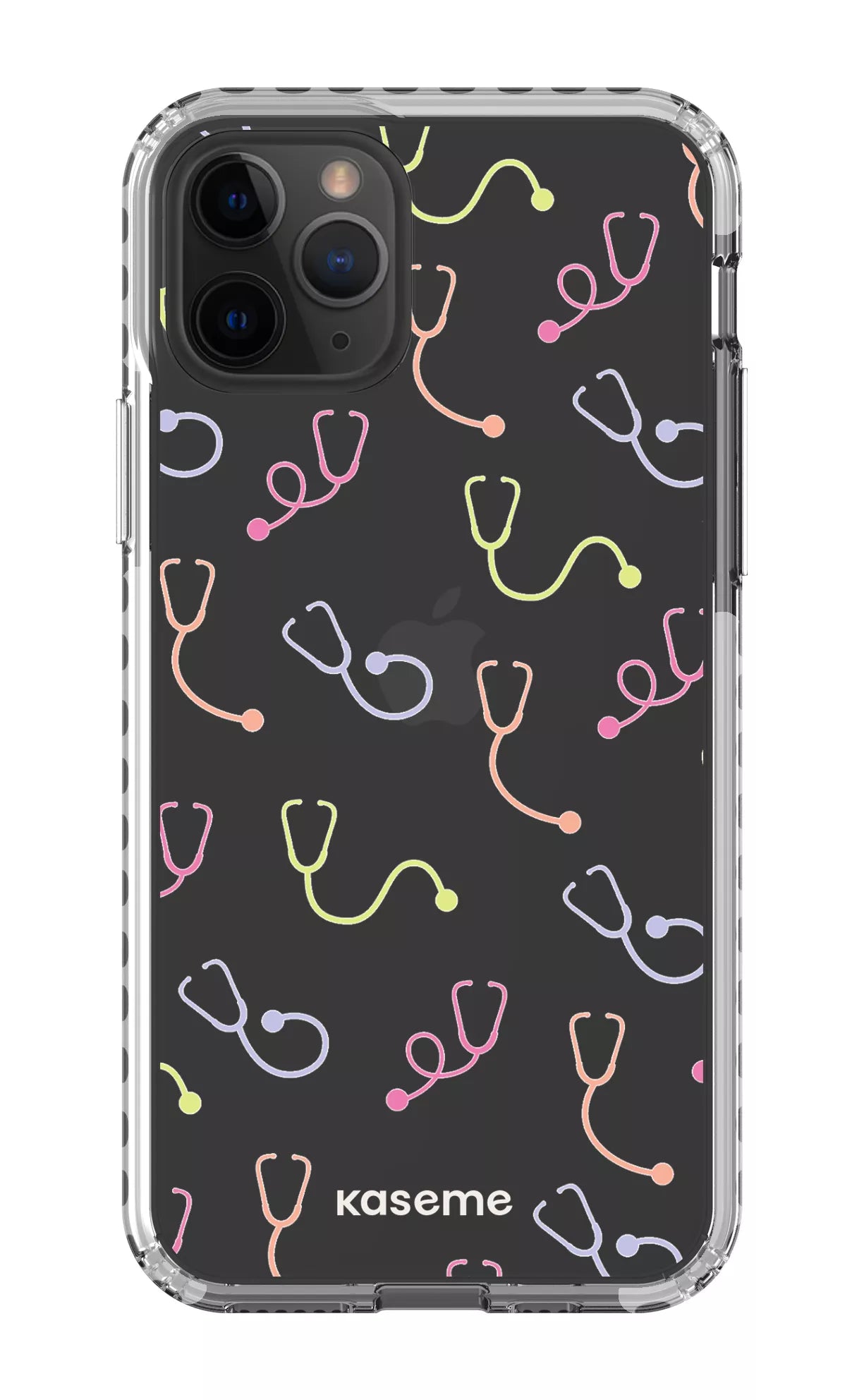 iPhone 11 Pro Clear Case - White Pulse Clear Case -
