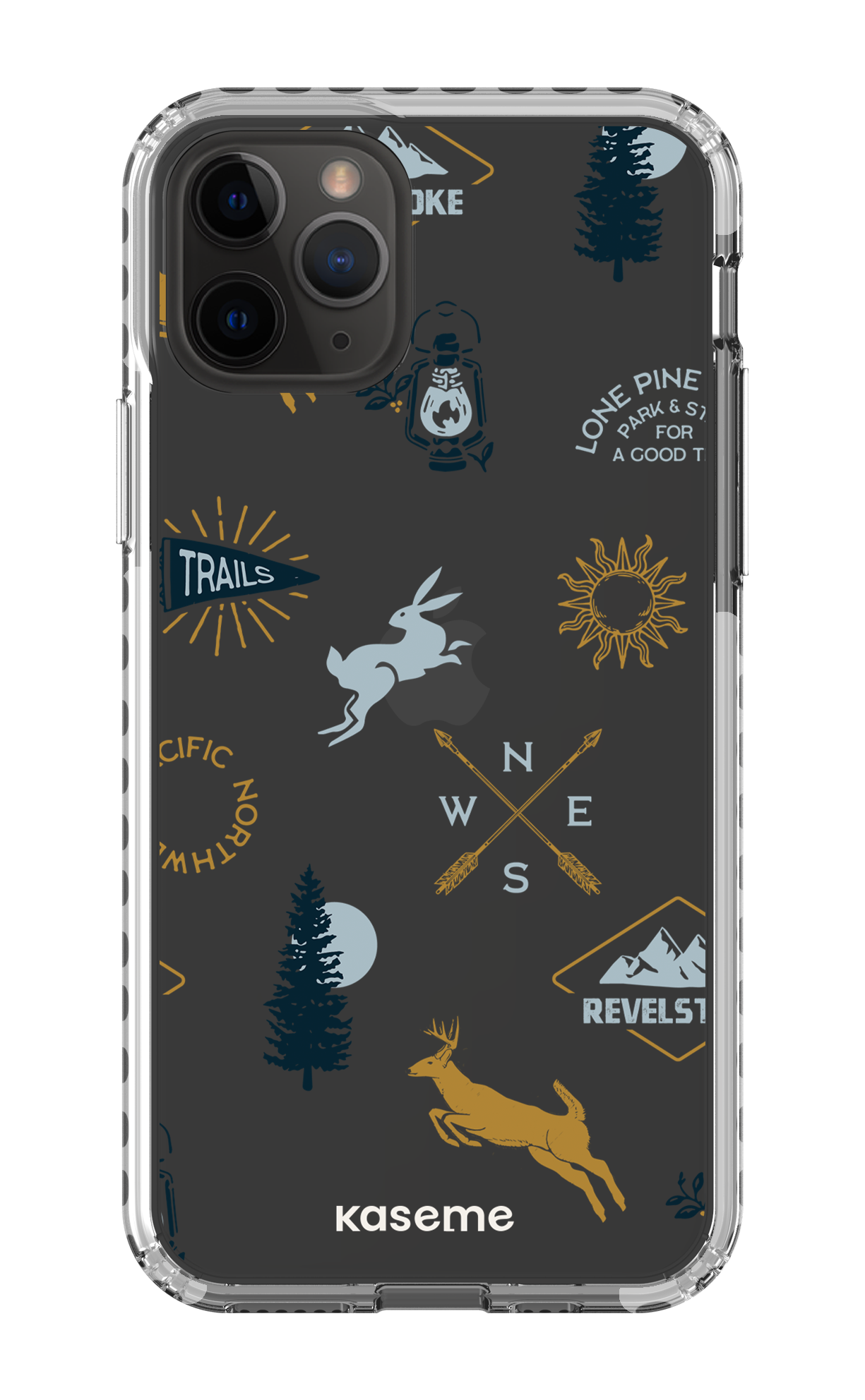 iPhone 11 Pro Clear Case - White Revelstoke white clear case -