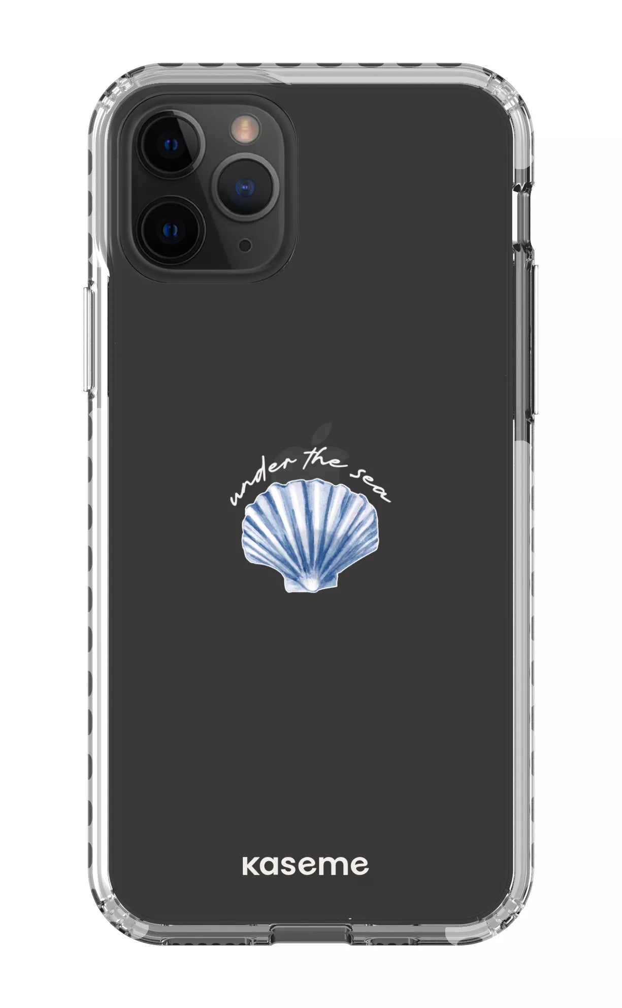 iPhone 11 Pro Clear Case - White Sealia Clear Case -