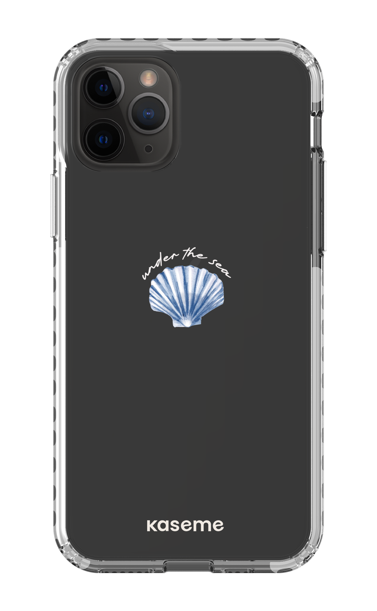 iPhone 11 Pro Clear Case - White Sealia Clear Case -
