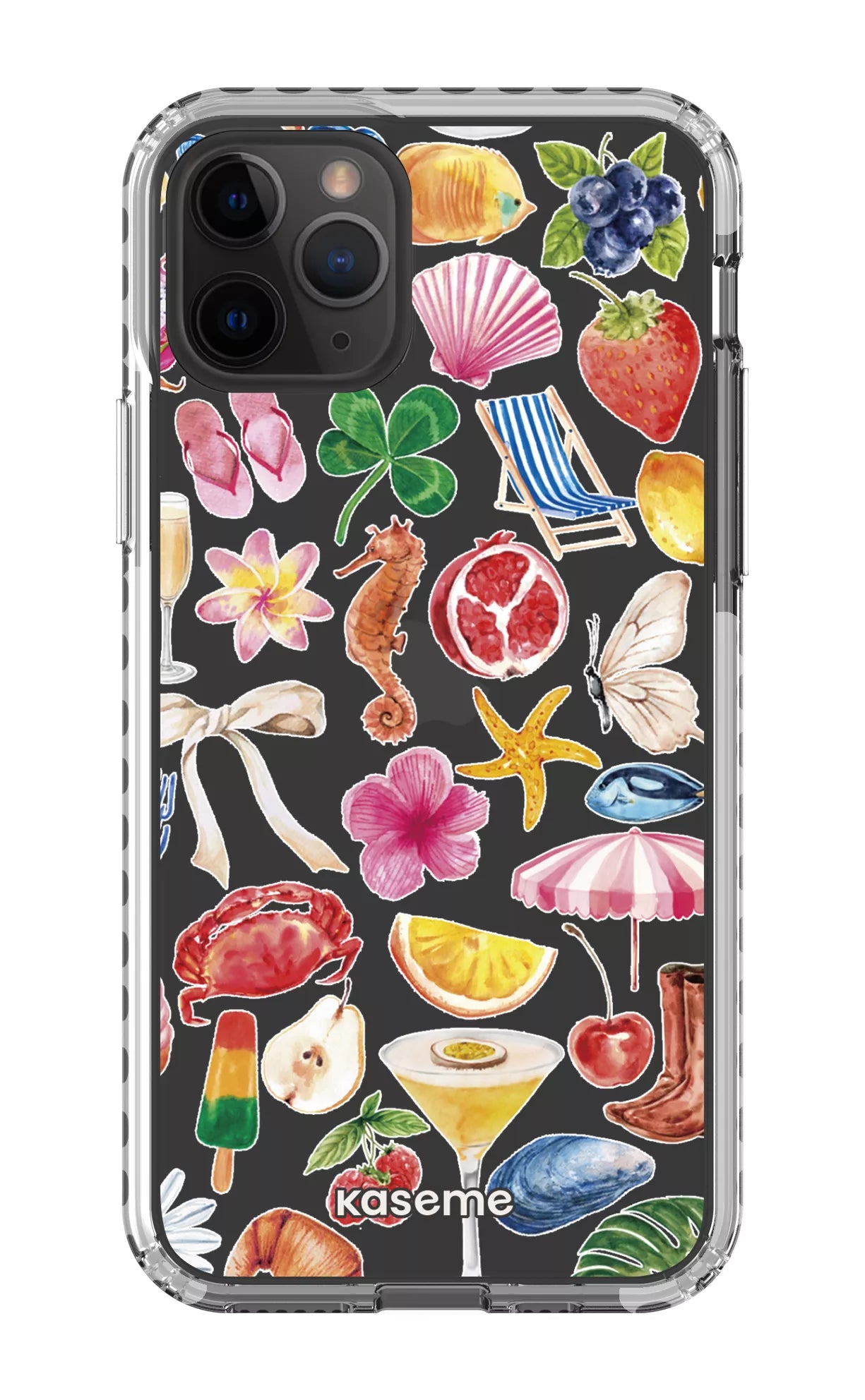 iPhone 11 Pro Clear Case - White St-Tropez Clear Case -