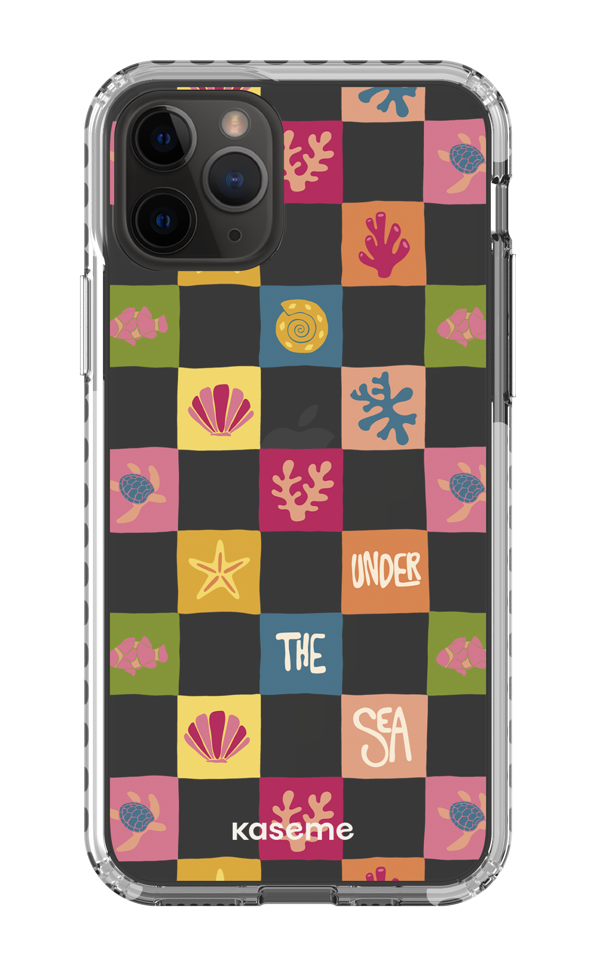 iPhone 11 Pro Clear Case - White Under the sea Clear Case -