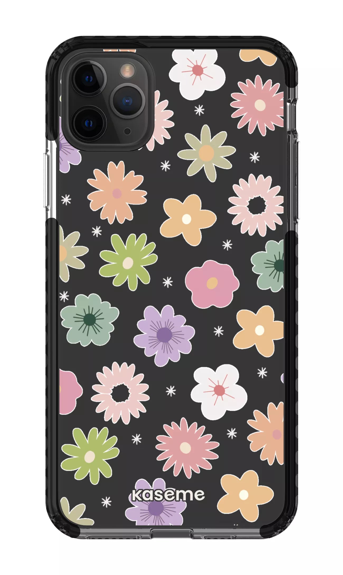 iPhone 11 Pro Max Clear Case - Black Adore small Clear Case -