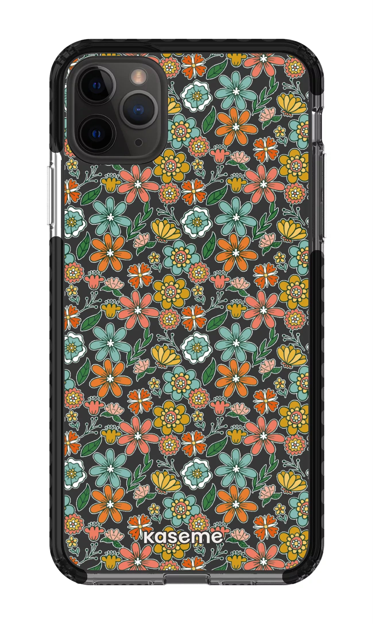iPhone 11 Pro Max Clear Case - Black Bohemian Clear Case -