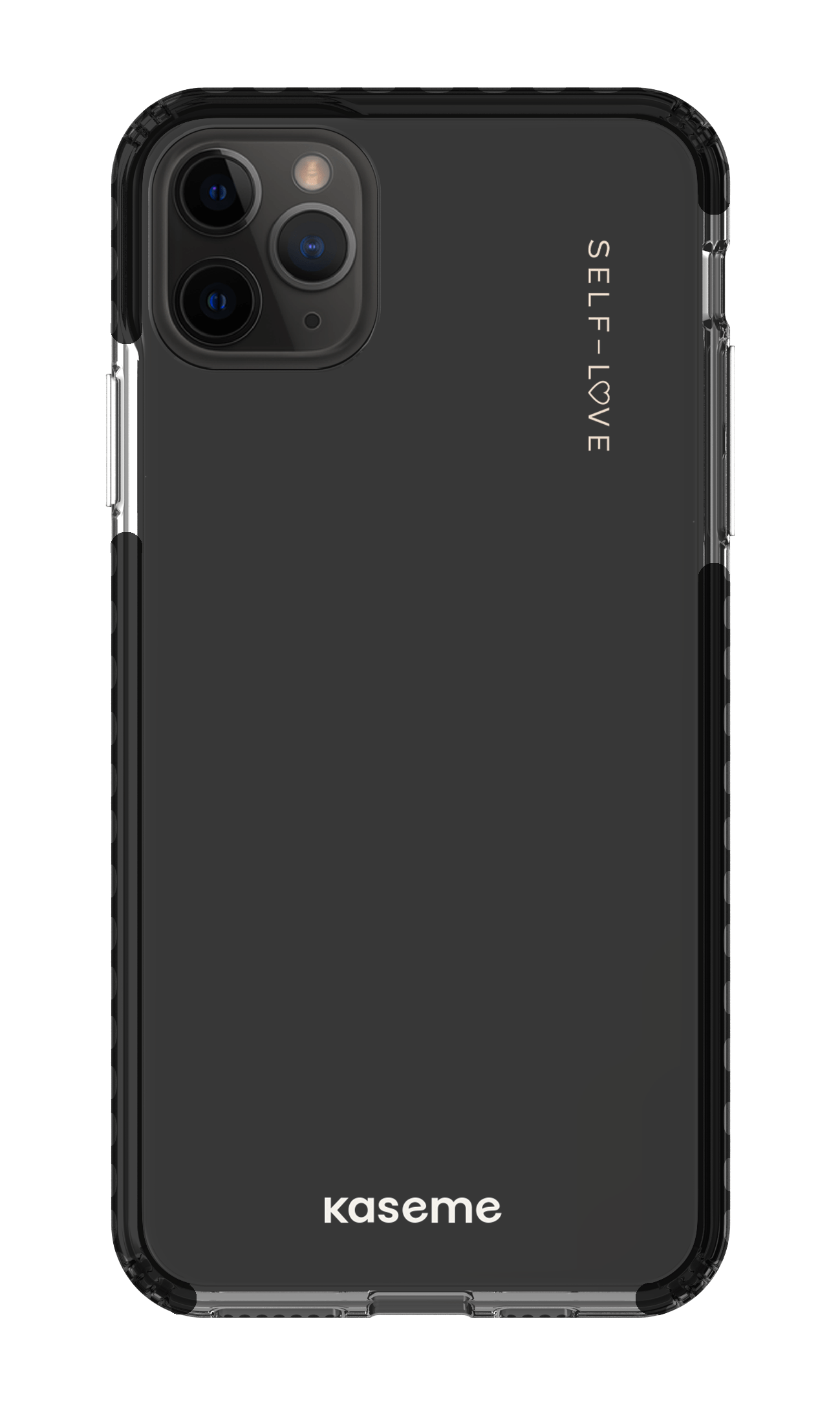 iPhone 11 Pro Max Clear Case - Black Forevermore Clear Case -