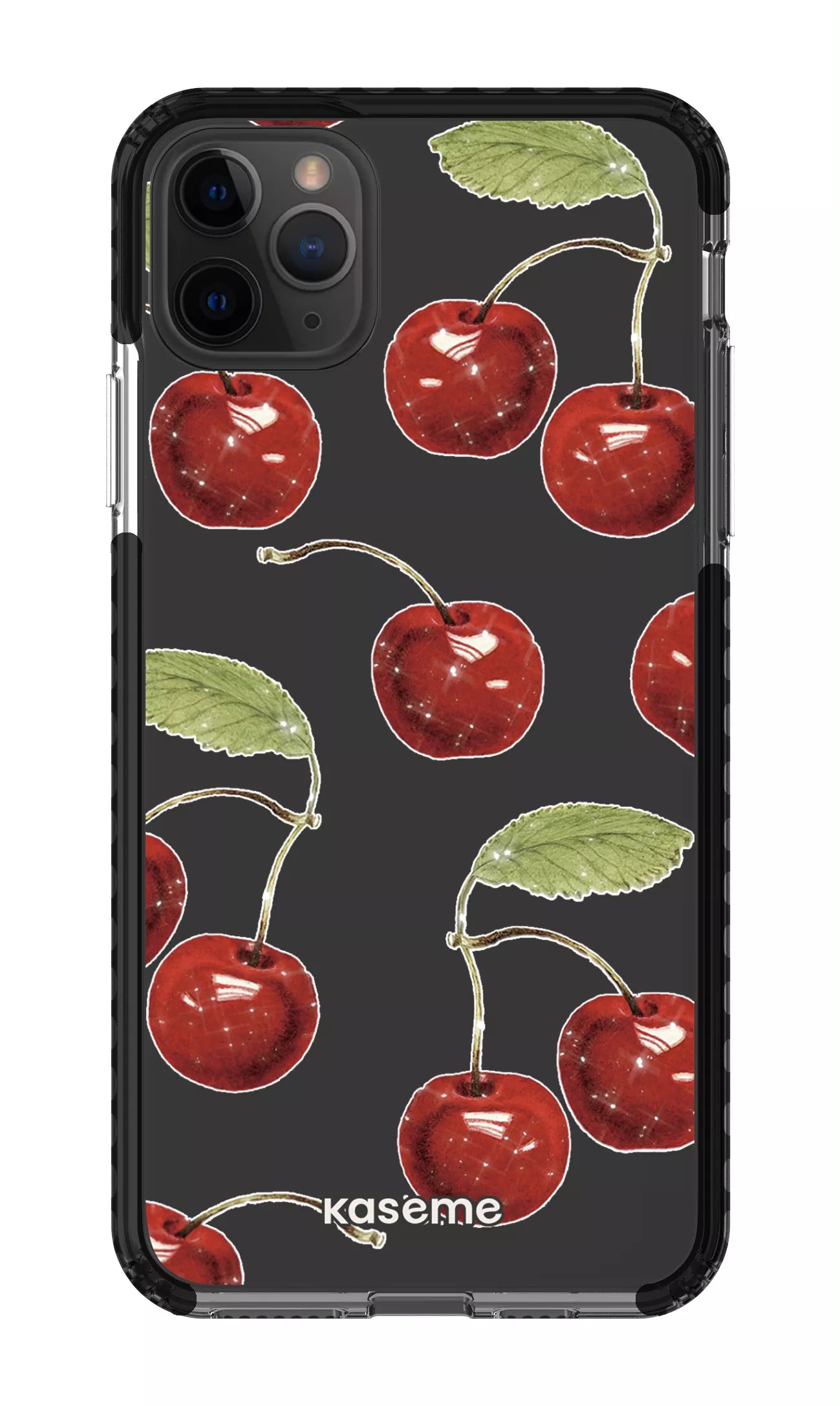 iPhone 11 Pro Max Clear Case - Black Juicy Clear Case -