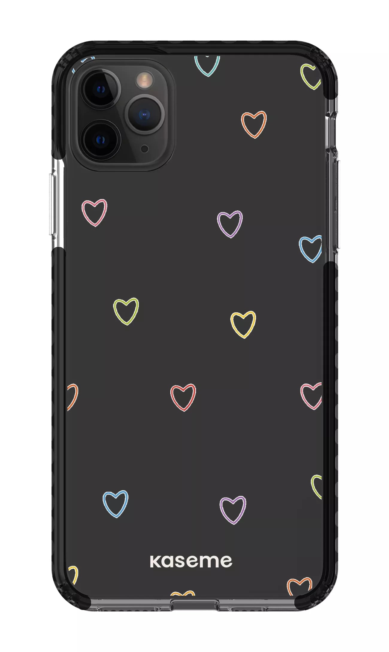 iPhone 11 Pro Max Clear Case - Black Love Wins Clear Case -