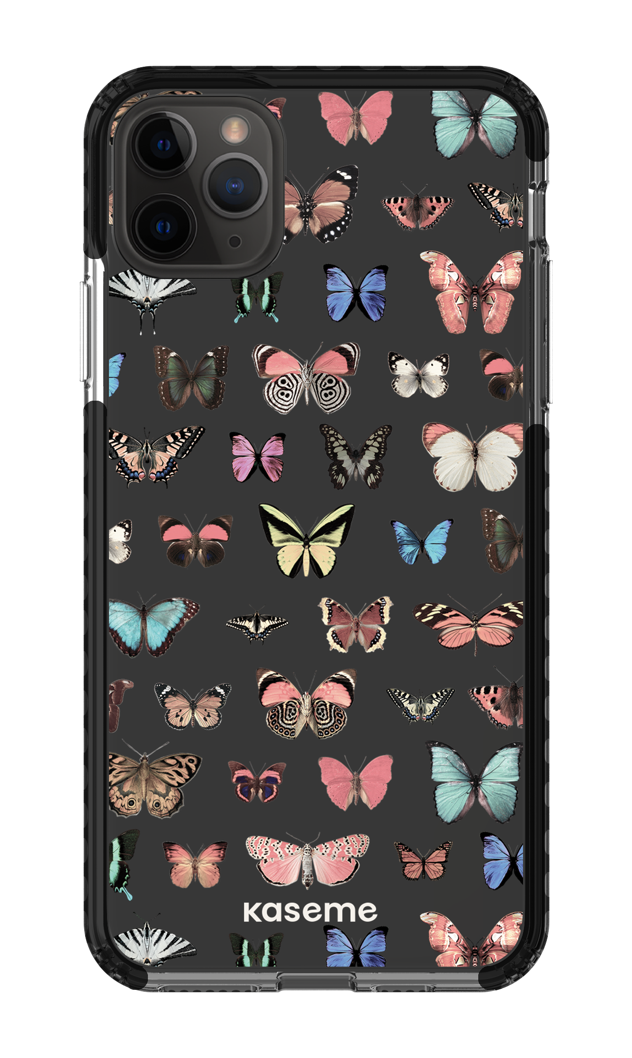 iPhone 11 Pro Max Clear Case - Black Paloma clear case -