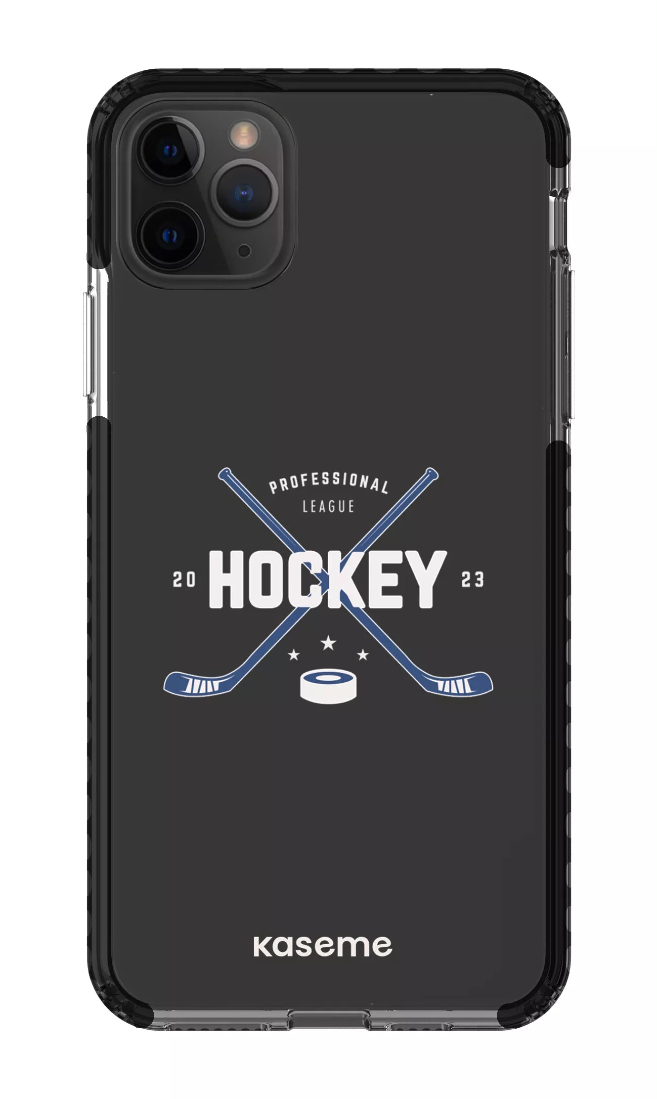 iPhone 11 Pro Max Clear Case - Black Playoffs Clear Case -