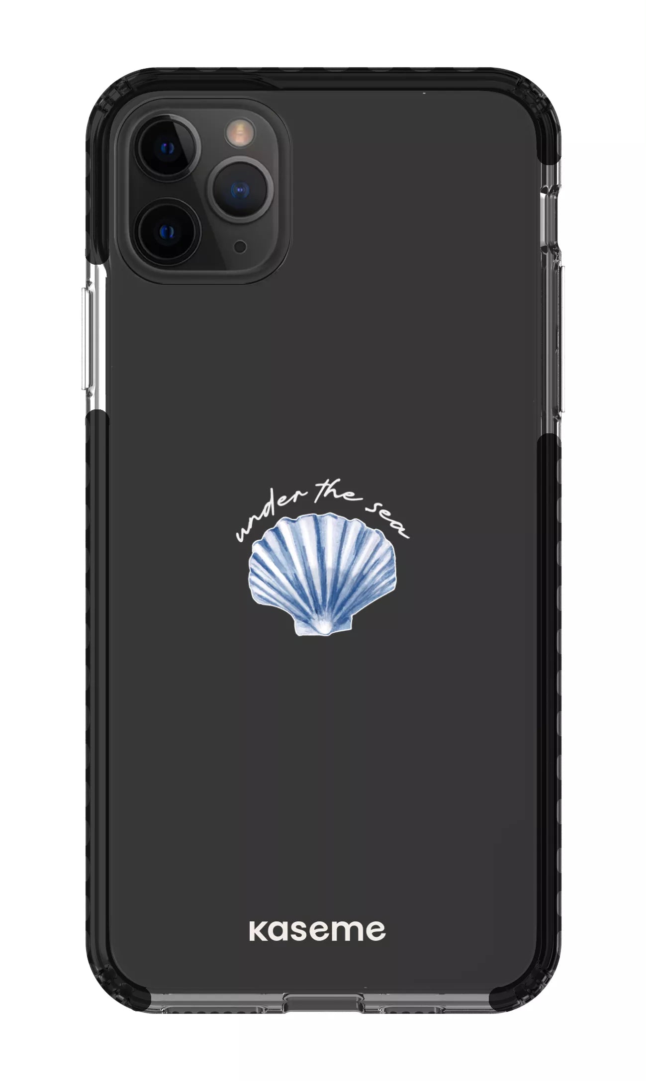 iPhone 11 Pro Max Clear Case - Black Sealia Clear Case -