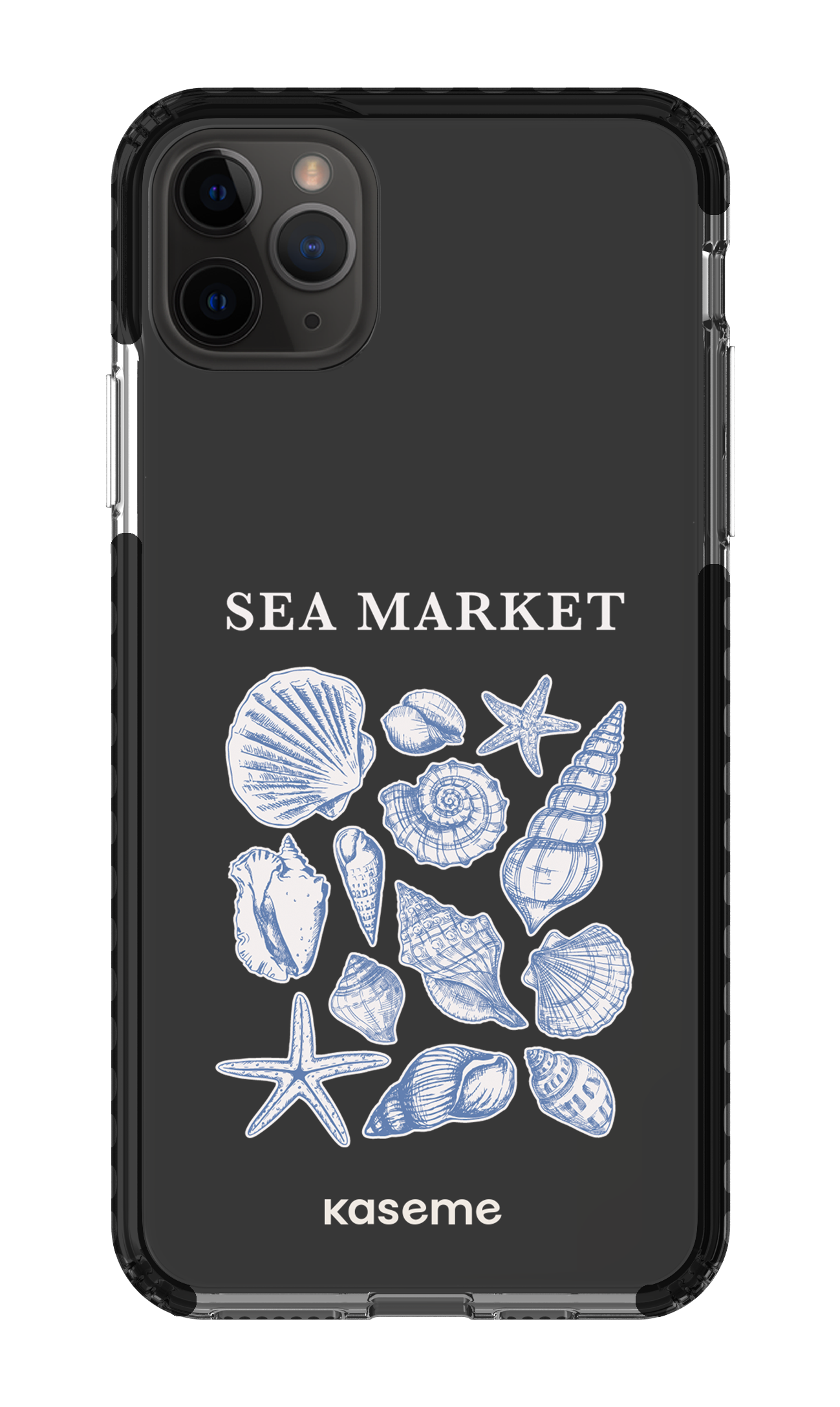 iPhone 11 Pro Max Clear Case - Black Souvenir Clear Case -
