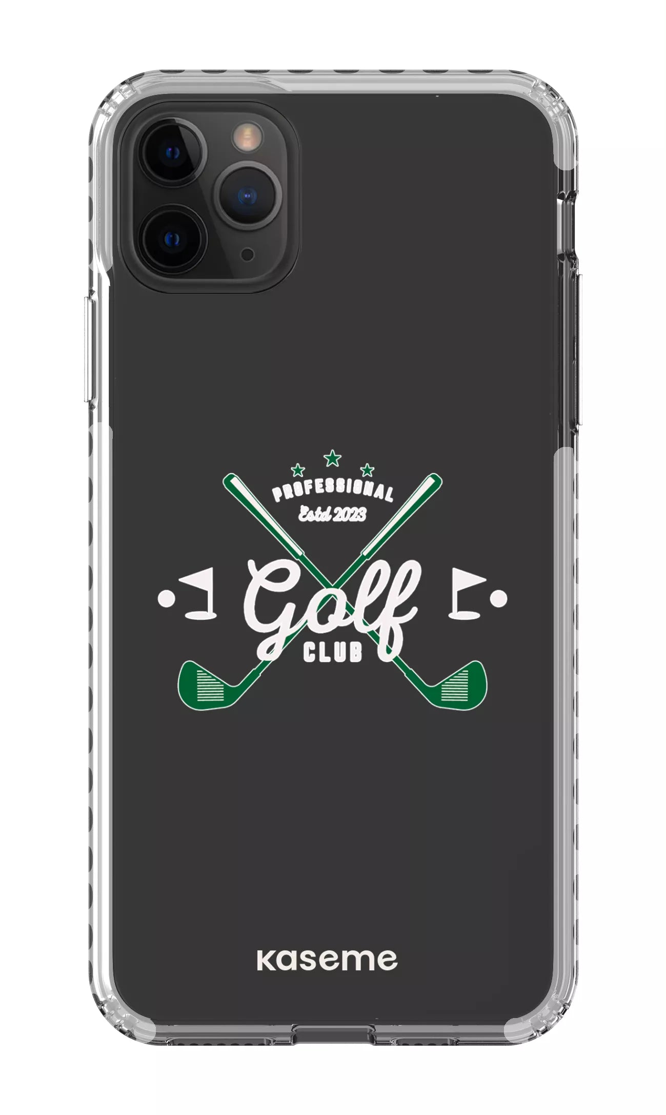 iPhone 11 Pro Max Clear Case - White Bogey Clear Case -