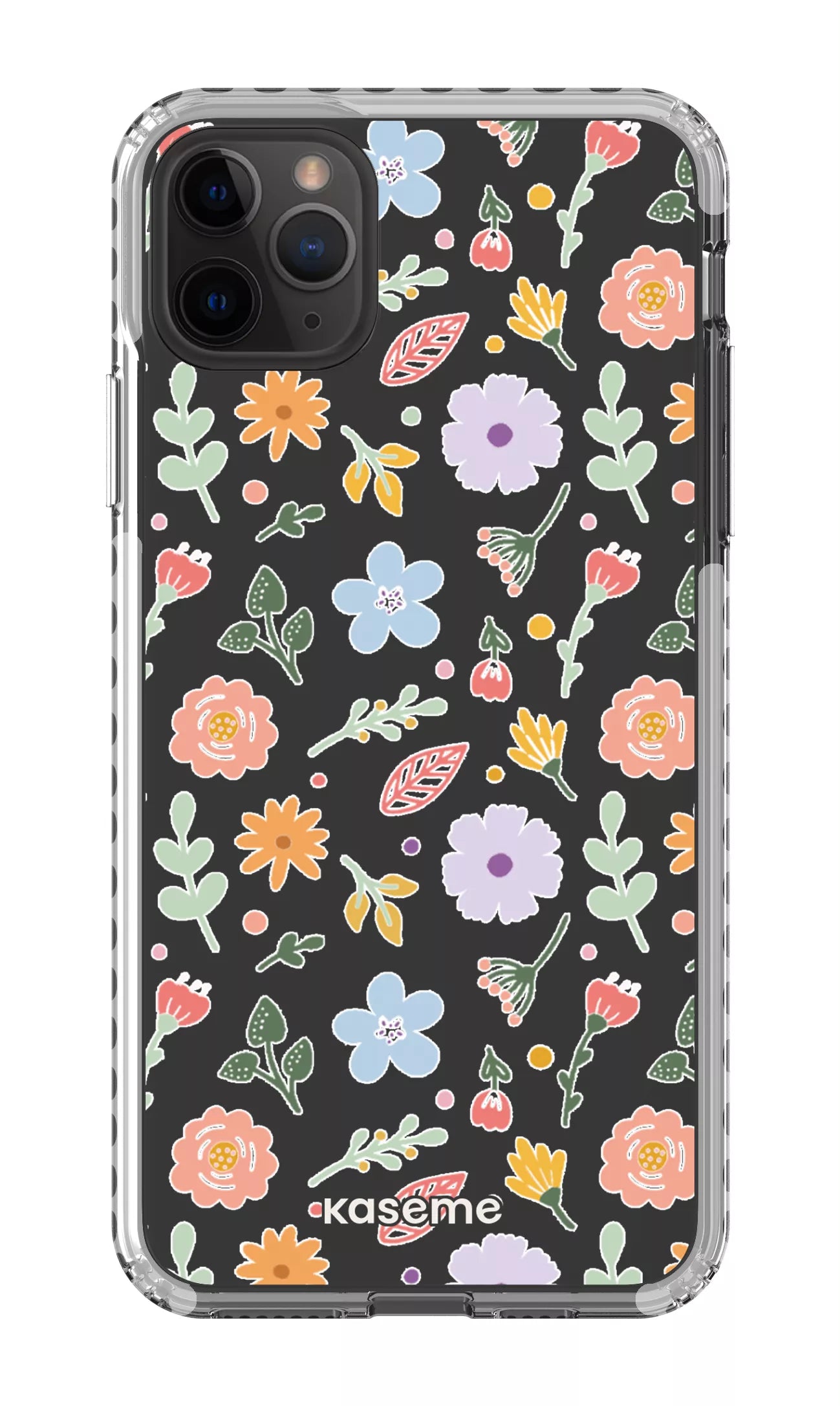 iPhone 11 Pro Max Clear Case - White Charm Clear Case -