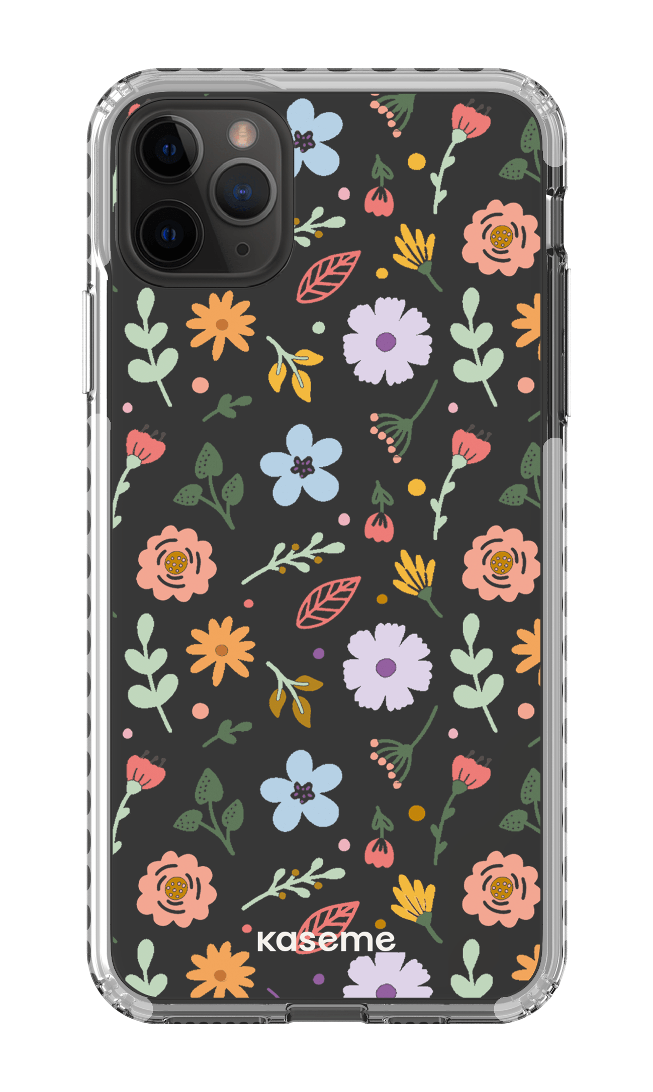 iPhone 11 Pro Max Clear Case - White Charm Clear Case -