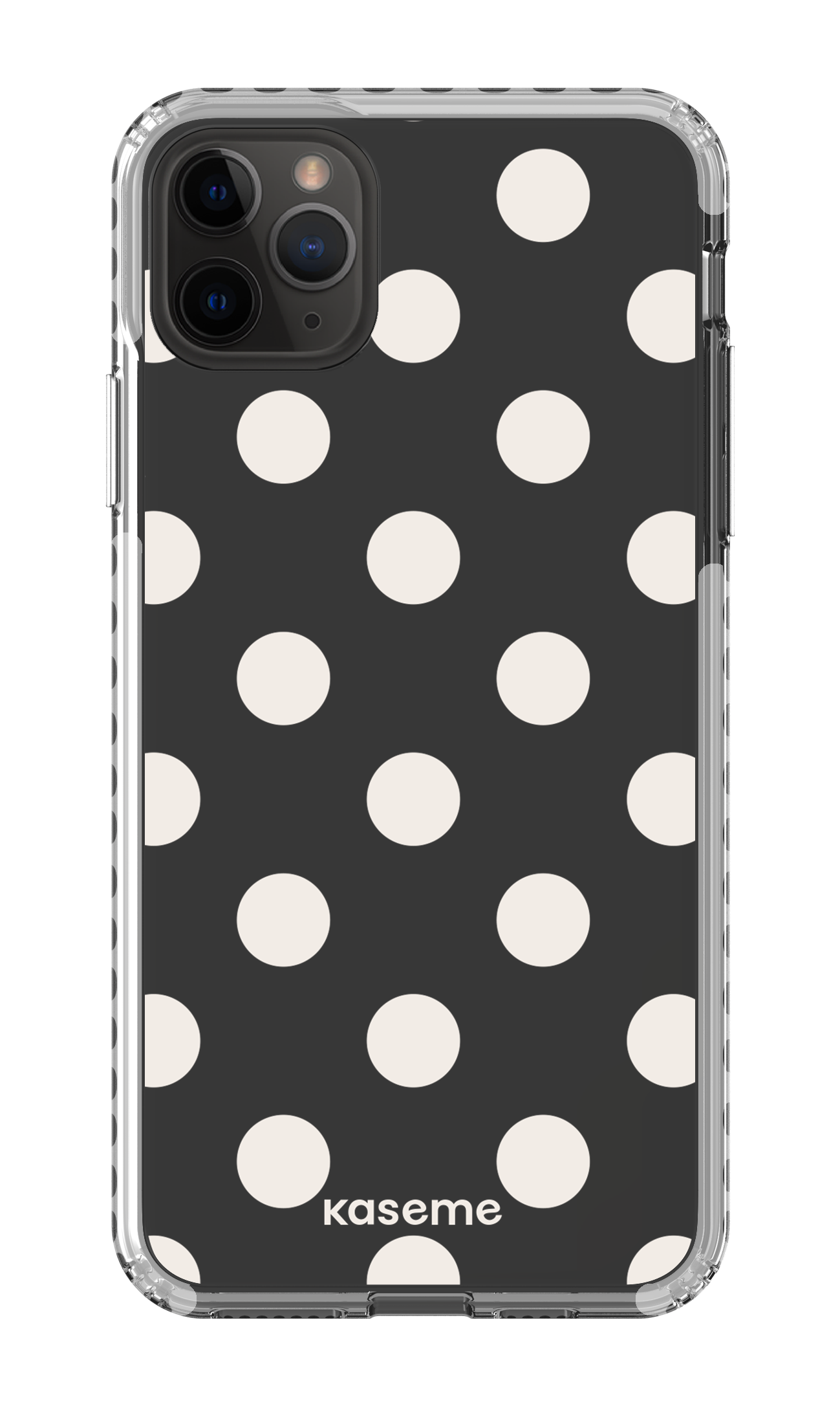 iPhone 11 Pro Max Clear Case - White Couture Clear Case -