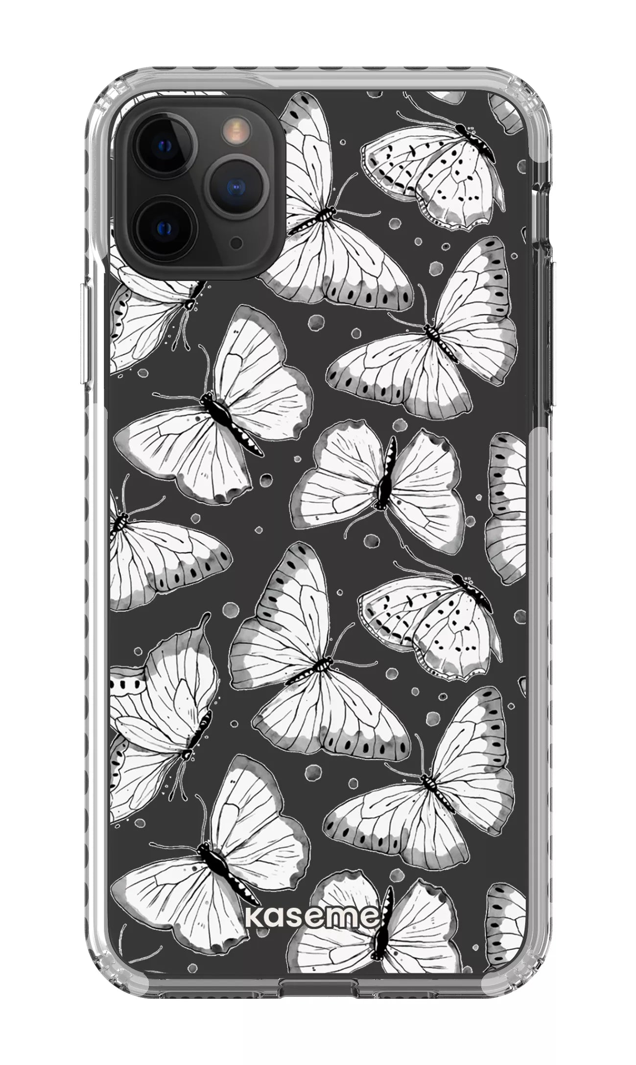 iPhone 11 Pro Max Clear Case - White Float Clear Case -