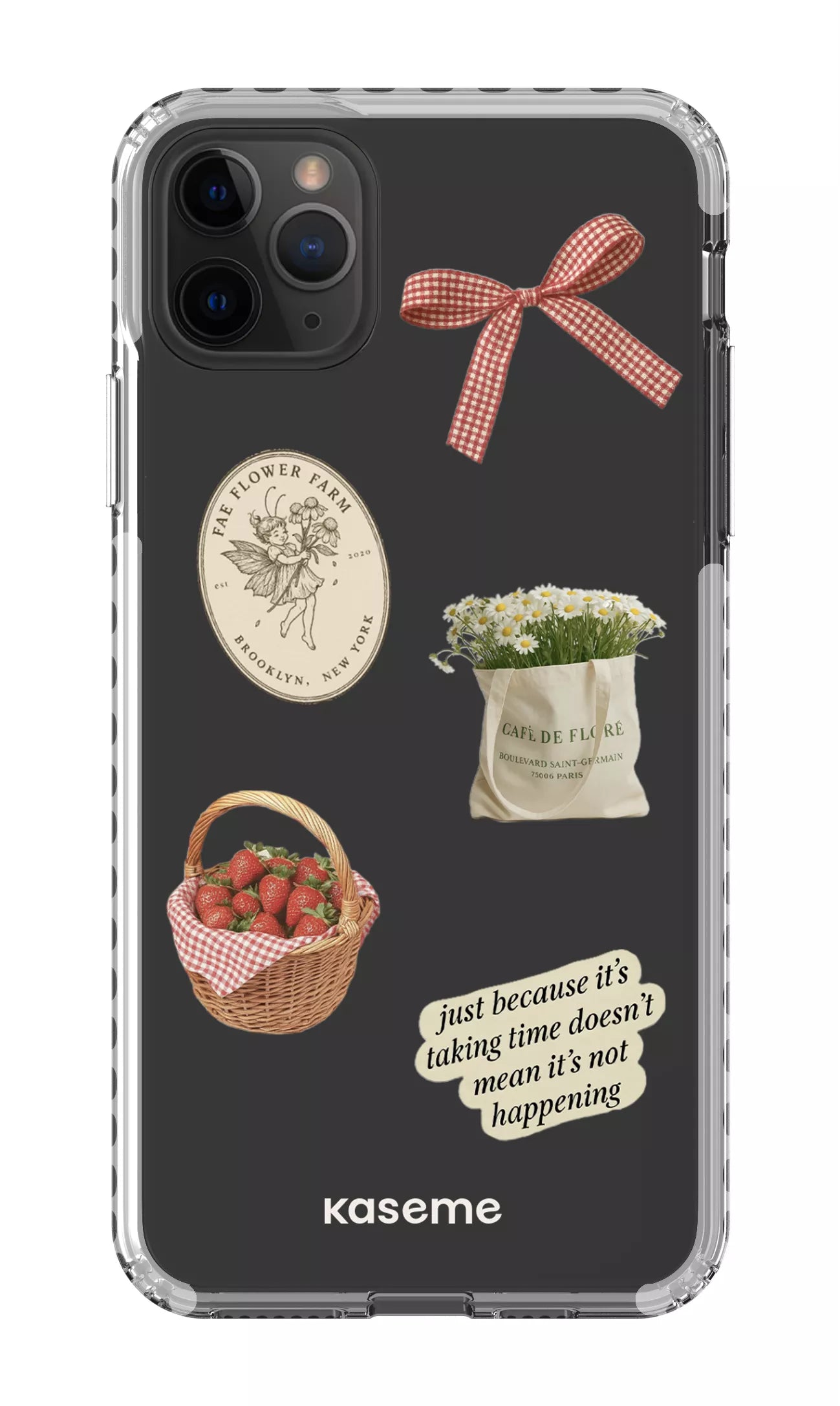 iPhone 11 Pro Max Clear Case - White June Clear Case -