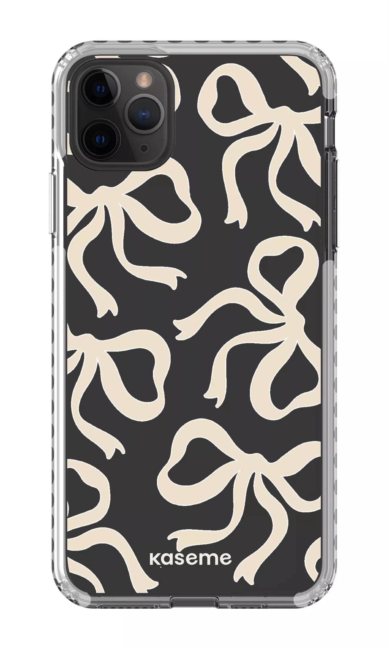 iPhone 11 Pro Max Clear Case - White Lace Clear Case -