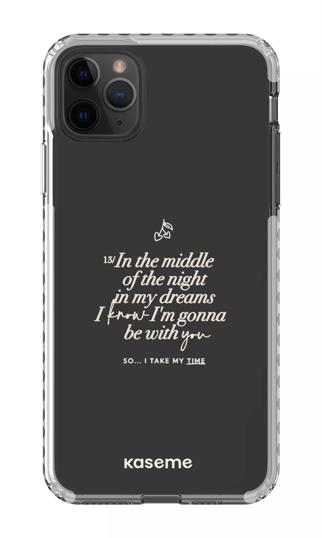 iPhone 11 Pro Max Clear Case - White Ready For It Clear Case -