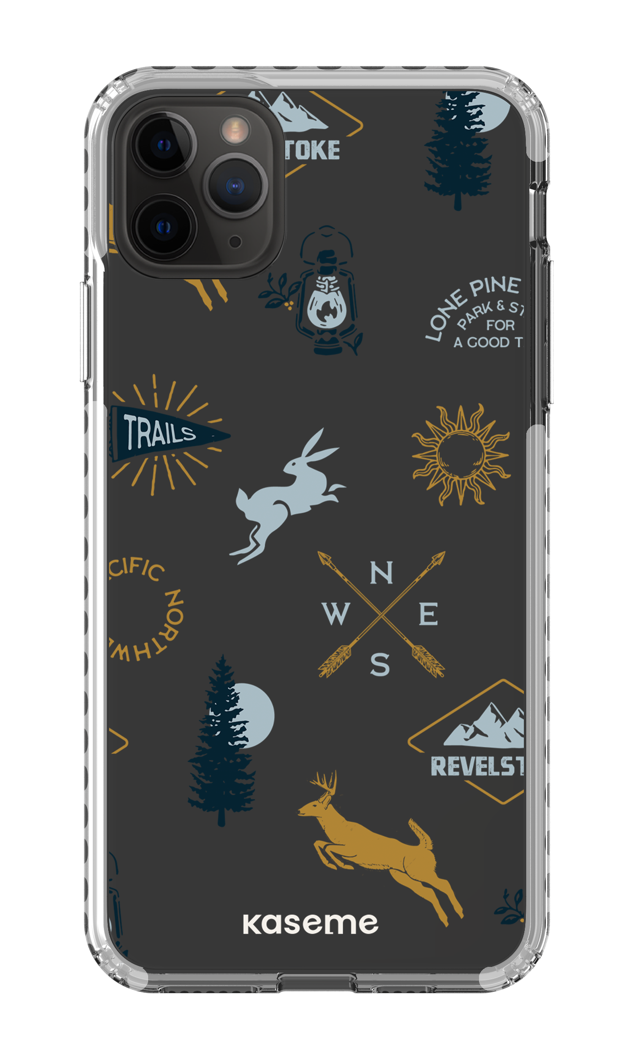iPhone 11 Pro Max Clear Case - White Revelstoke white clear case -