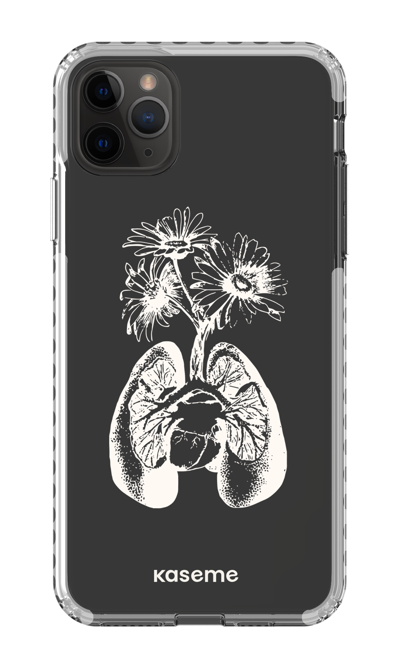 iPhone 11 Pro Max Clear Case - White Revival clear case -
