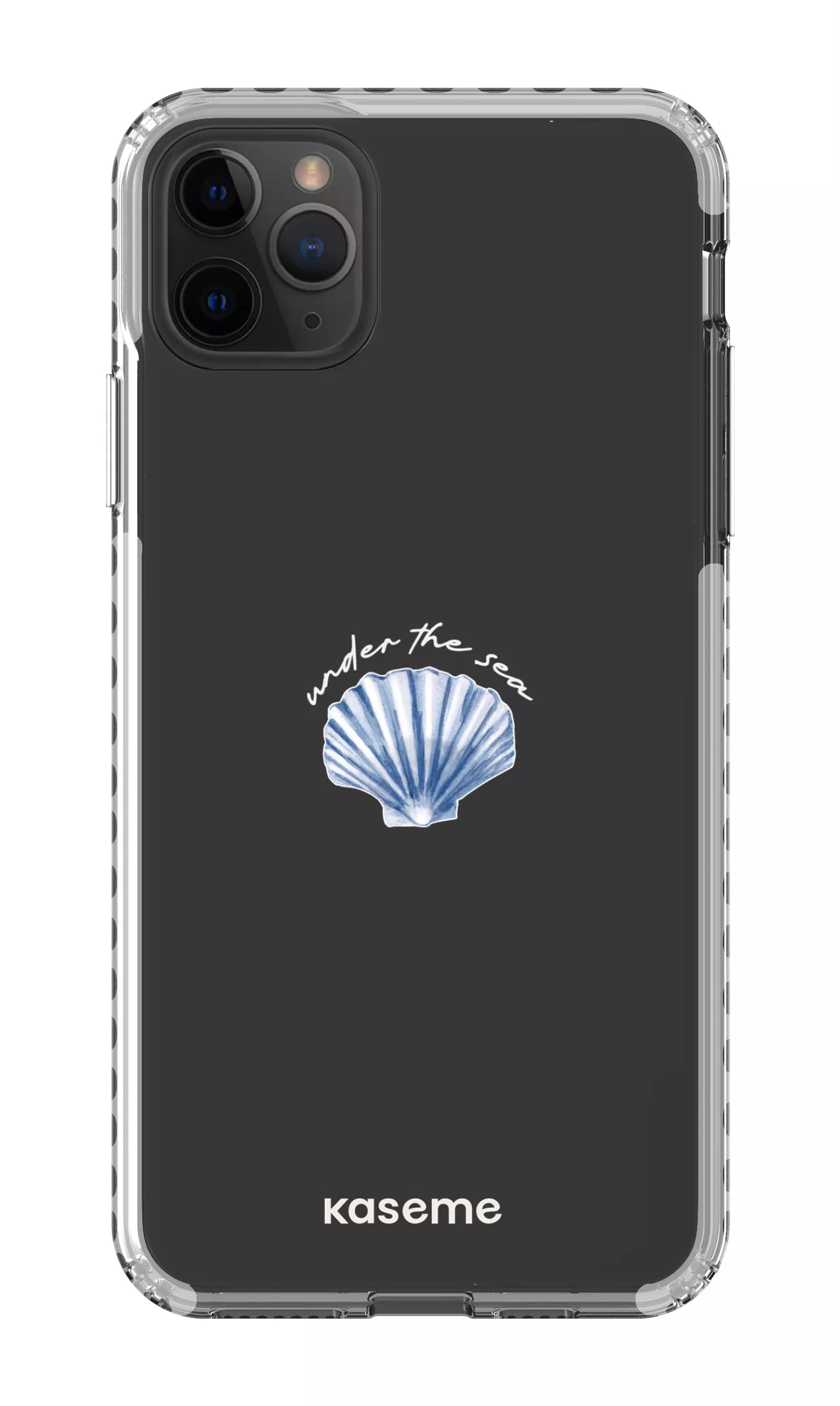 iPhone 11 Pro Max Clear Case - White Sealia Clear Case -