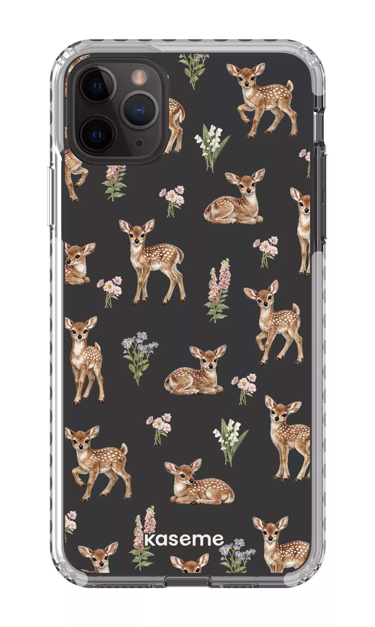 iPhone 11 Pro Max Clear Case - White Sweet Bambi Clear Case -
