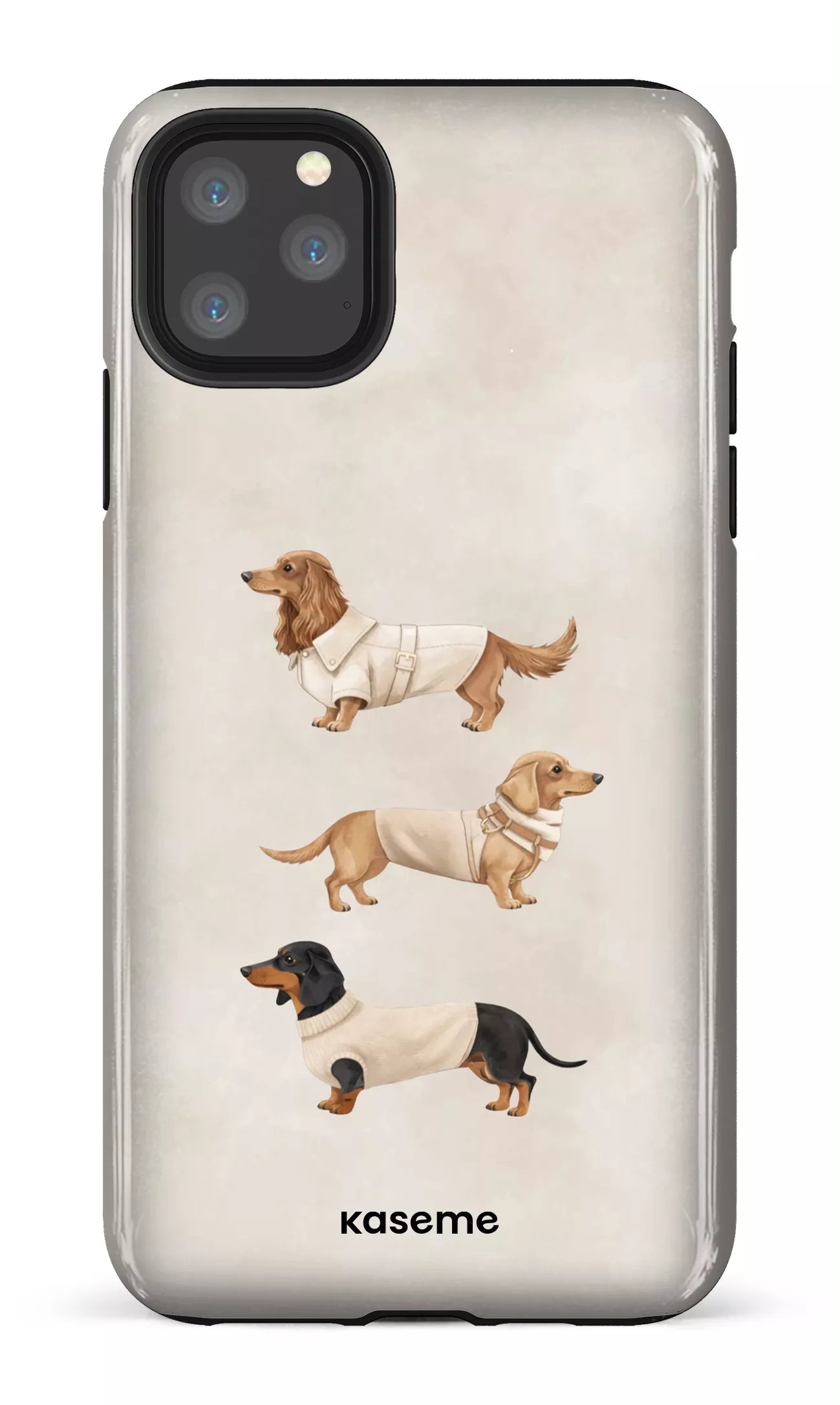 iPhone 11 Pro Max Tough Doxies Club Beige -