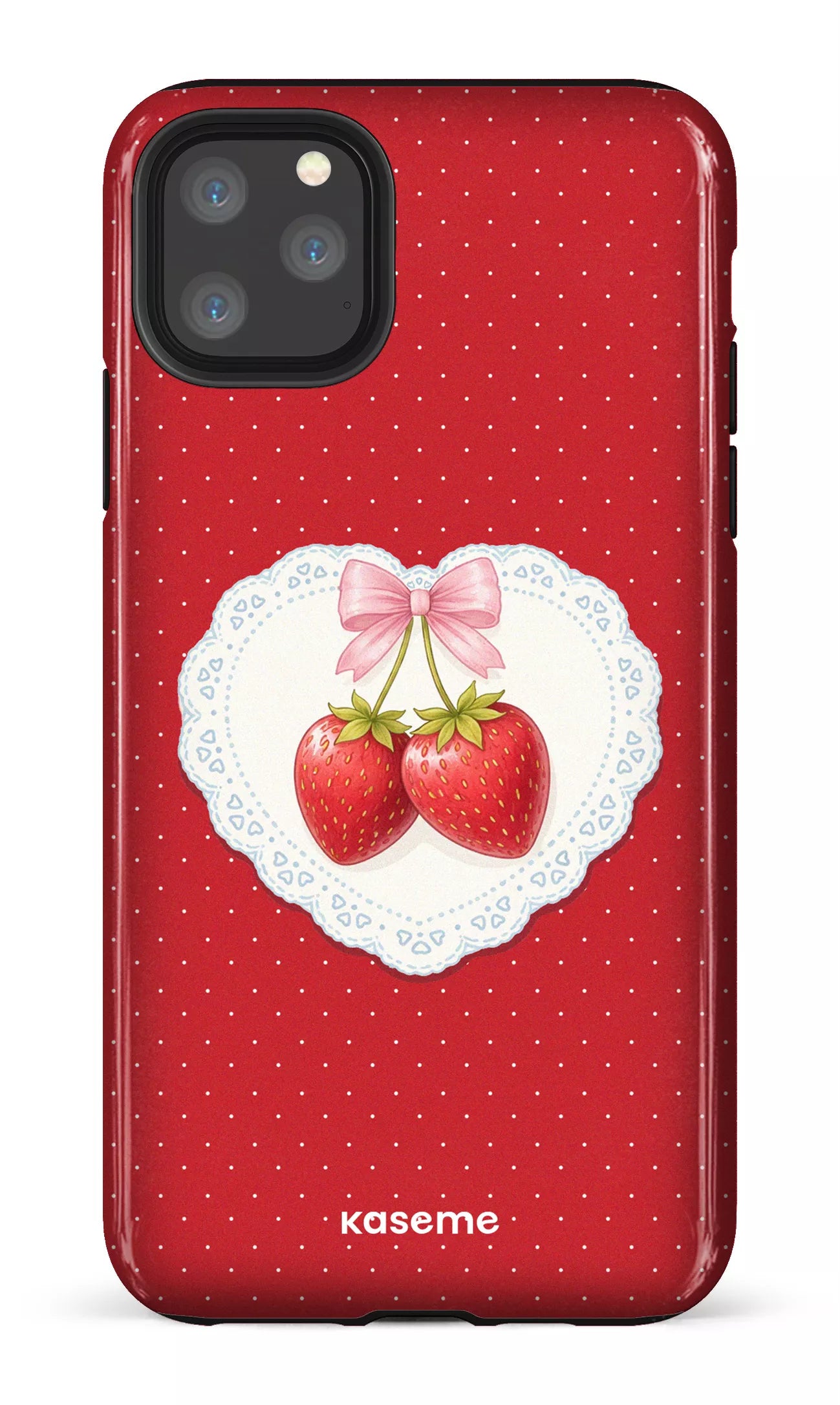 iPhone 11 Pro Max Tough Fresa Lace Red -