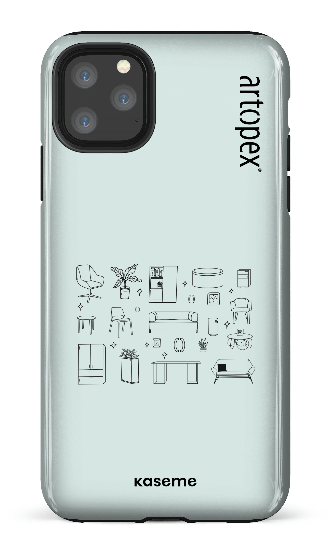 iPhone 11 Pro Max Tough L'essentiel menthe par Artopex -