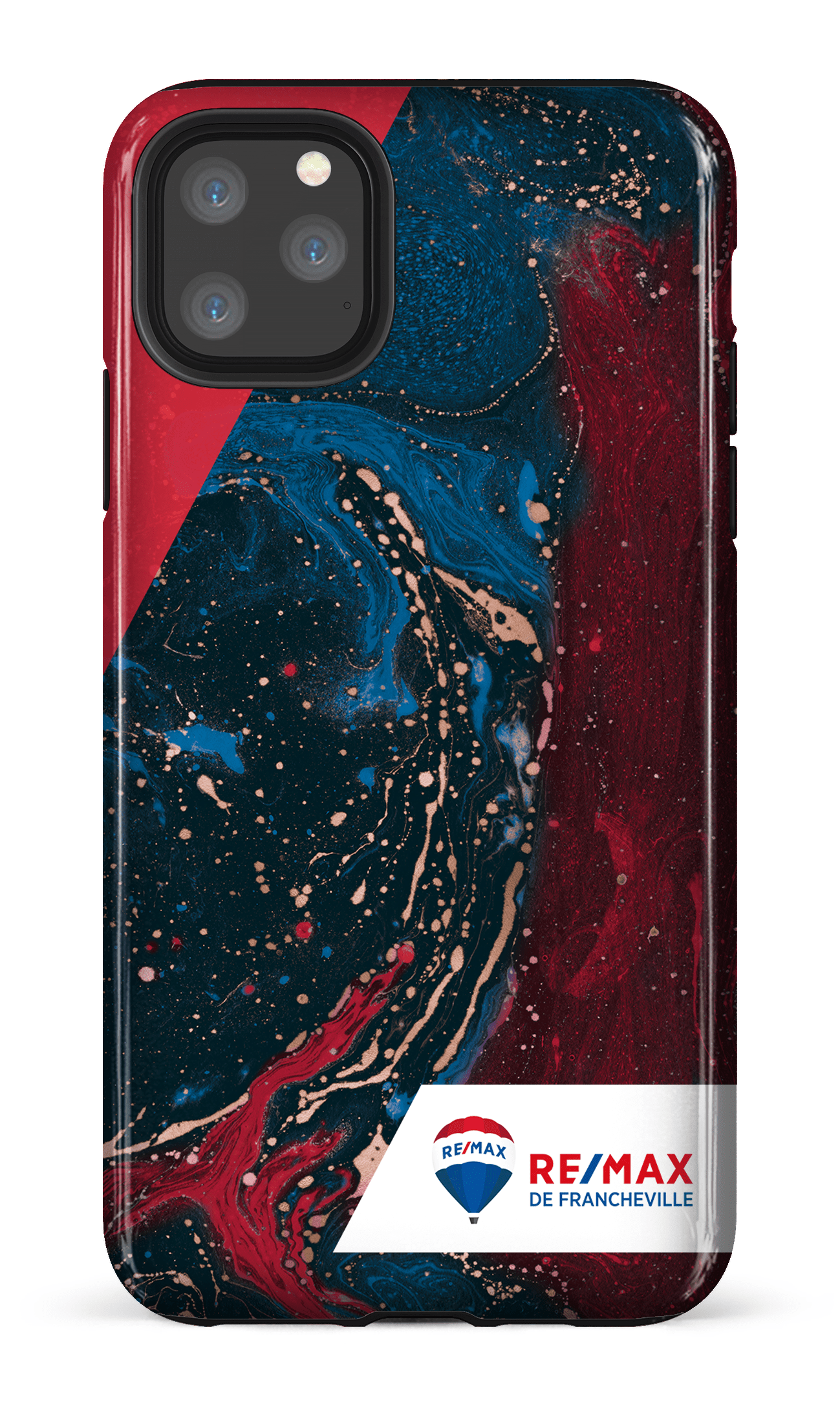 iPhone 11 Pro Max Tough Peinture marbrée sombre de Francheville -