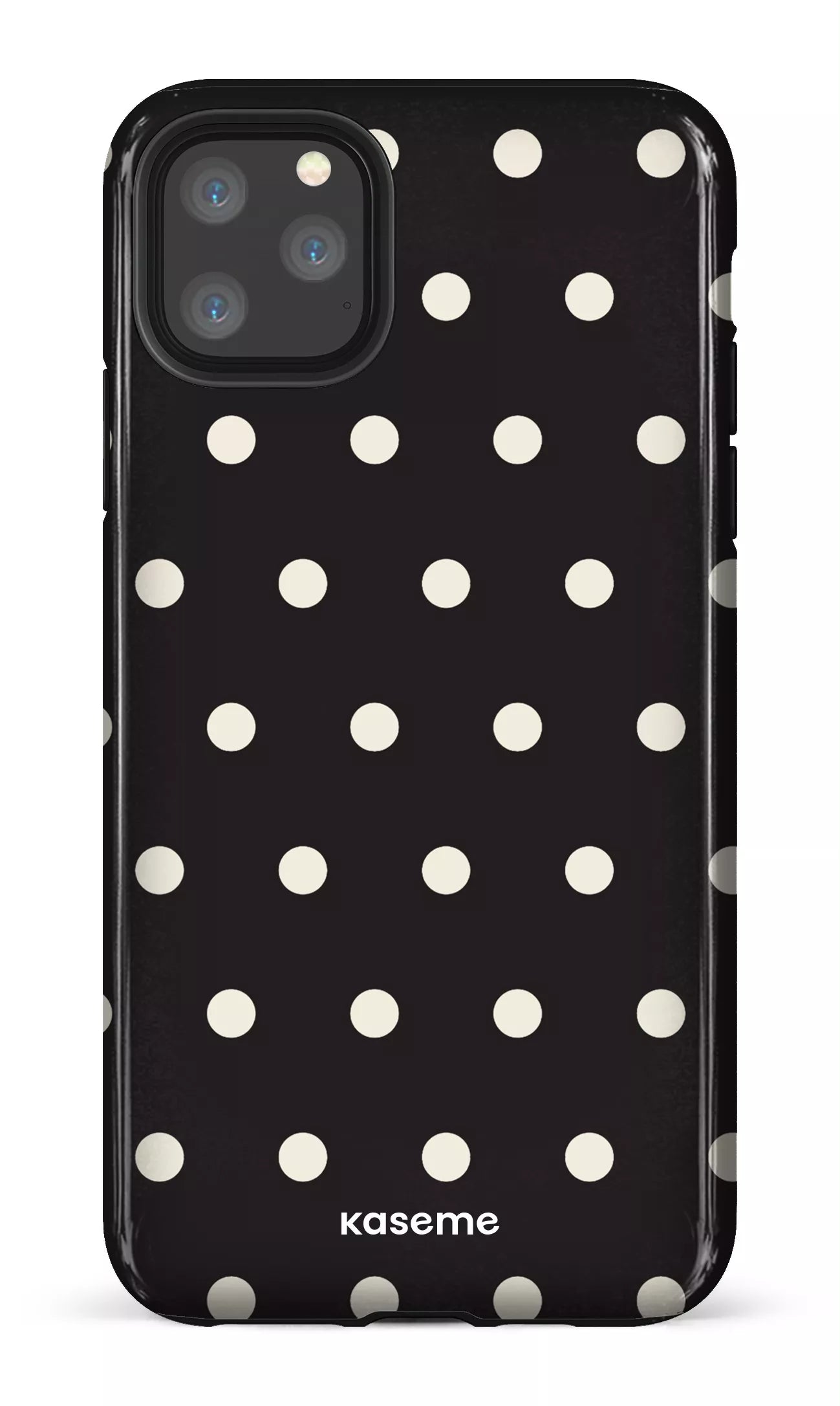 iPhone 11 Pro Max Tough Polka Black -