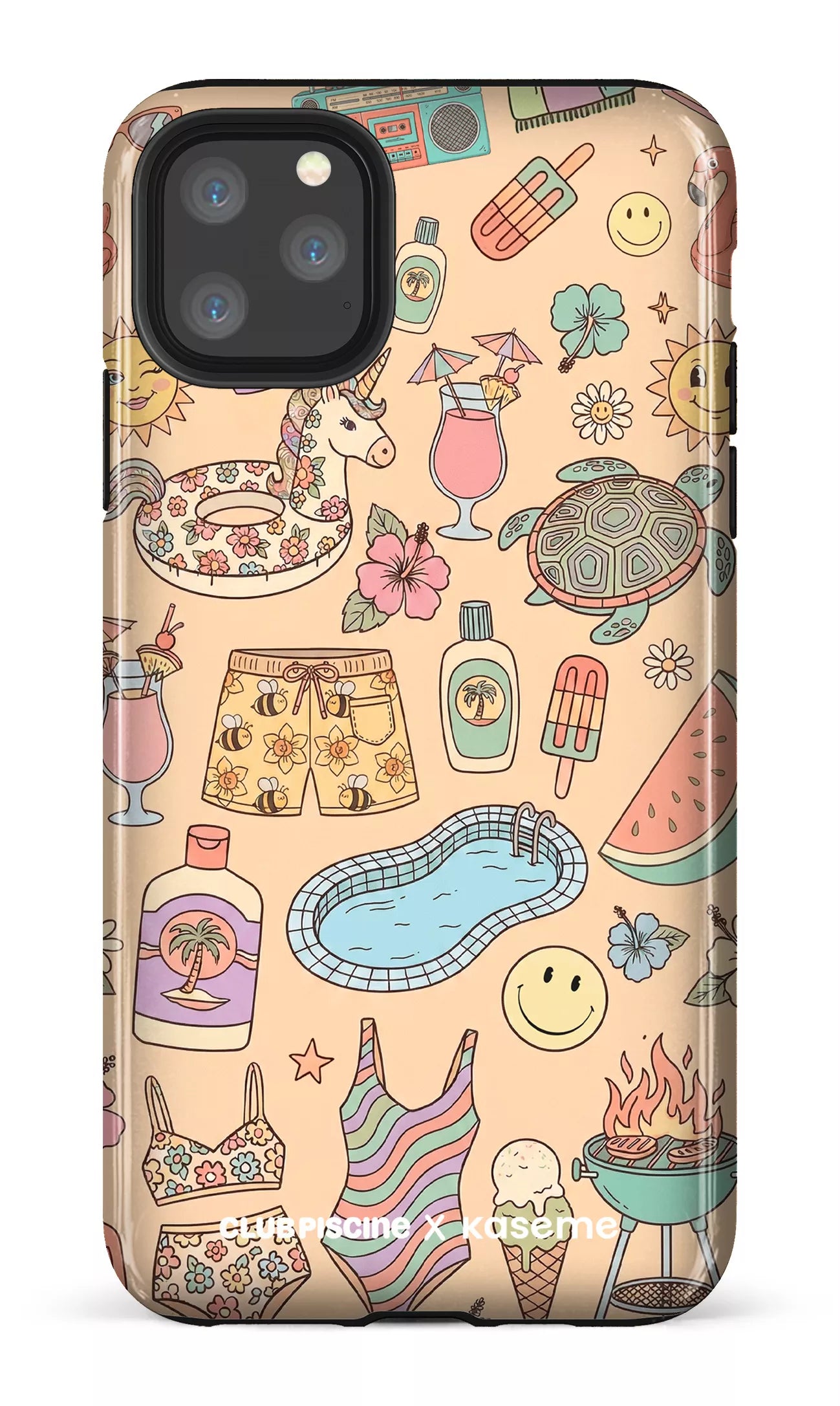 iPhone 11 Pro Max Tough Summer Icon by Club Piscine -